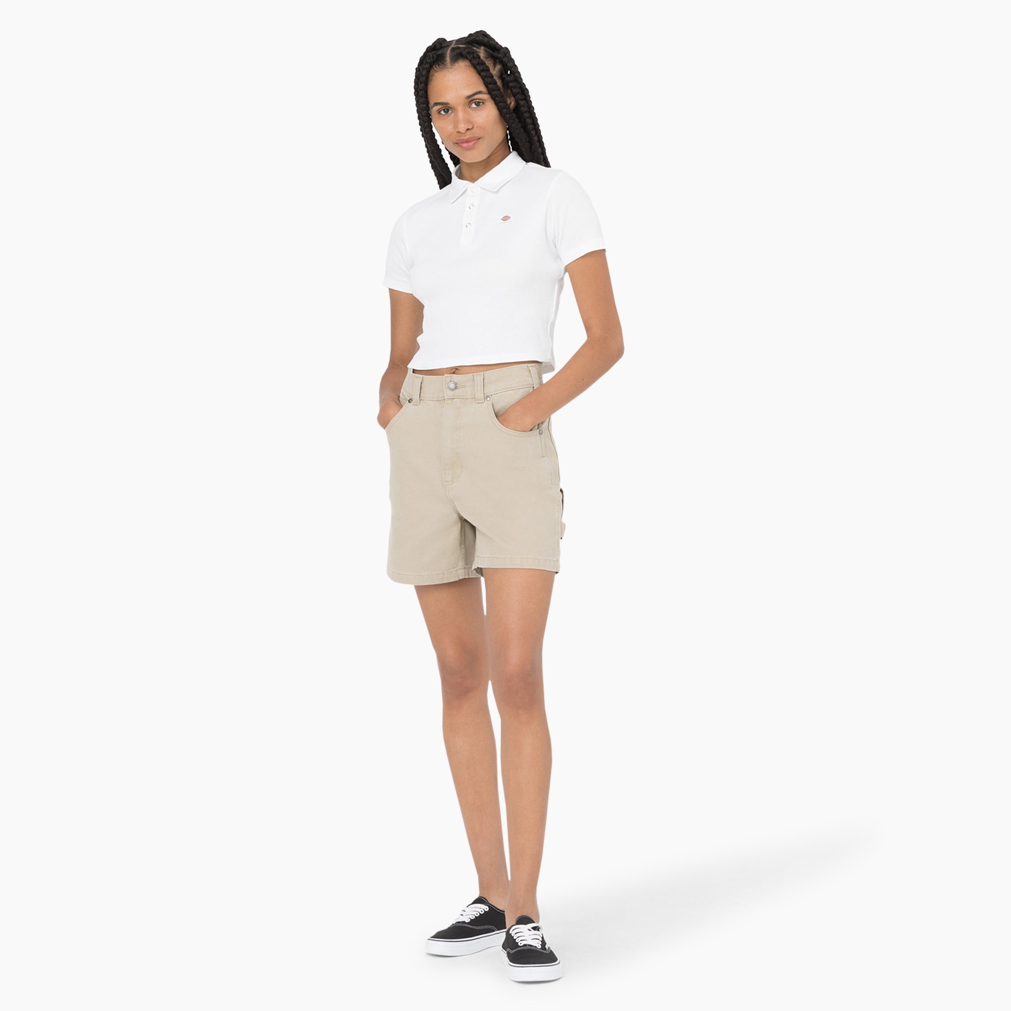 Women's Regular Fit Duck Shorts, 5"