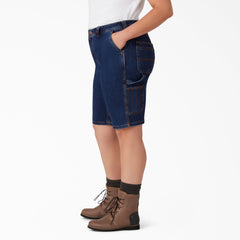 Women's Plus Relaxed Fit Carpenter Shorts, 11"