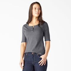 Women's Short Sleeve Henley Shirt