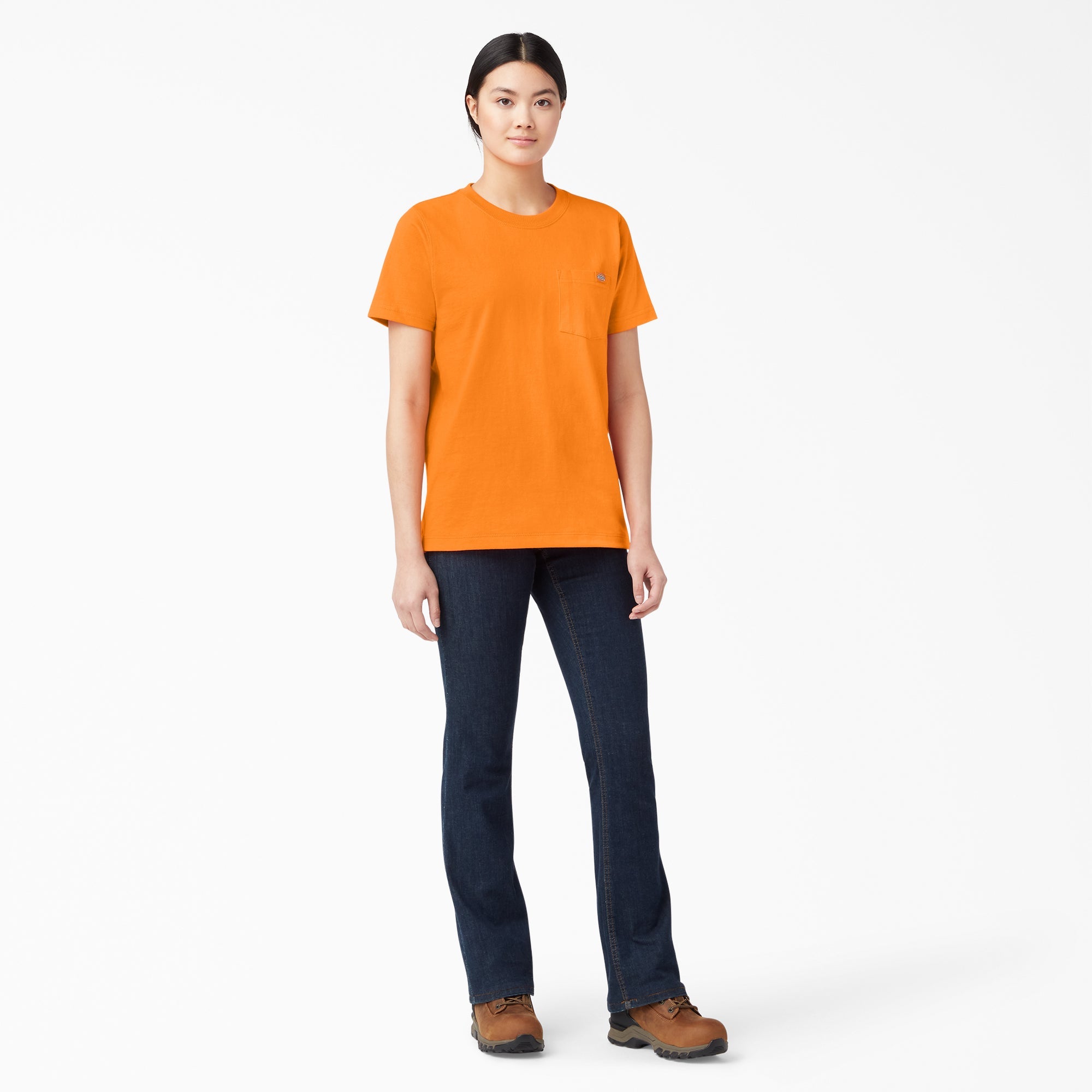 Women's Heavyweight Short Sleeve Pocket T-Shirt