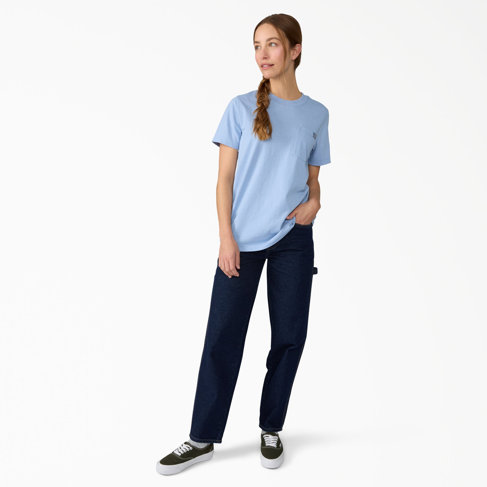 Women's Heavyweight Short Sleeve Pocket T-Shirt