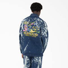 Brain Dead Bleached Denim Jacket