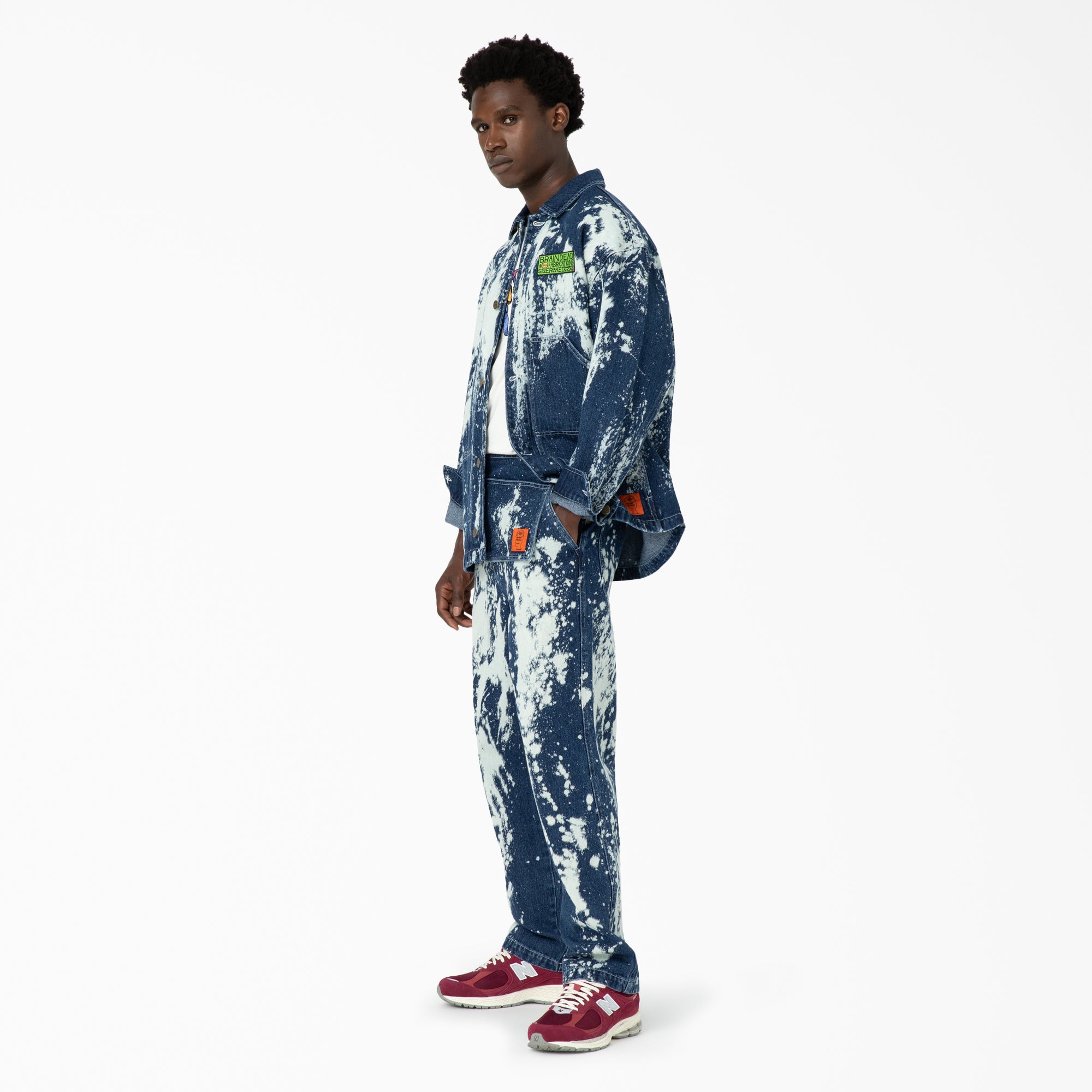 Brain Dead Bleached Denim Jacket