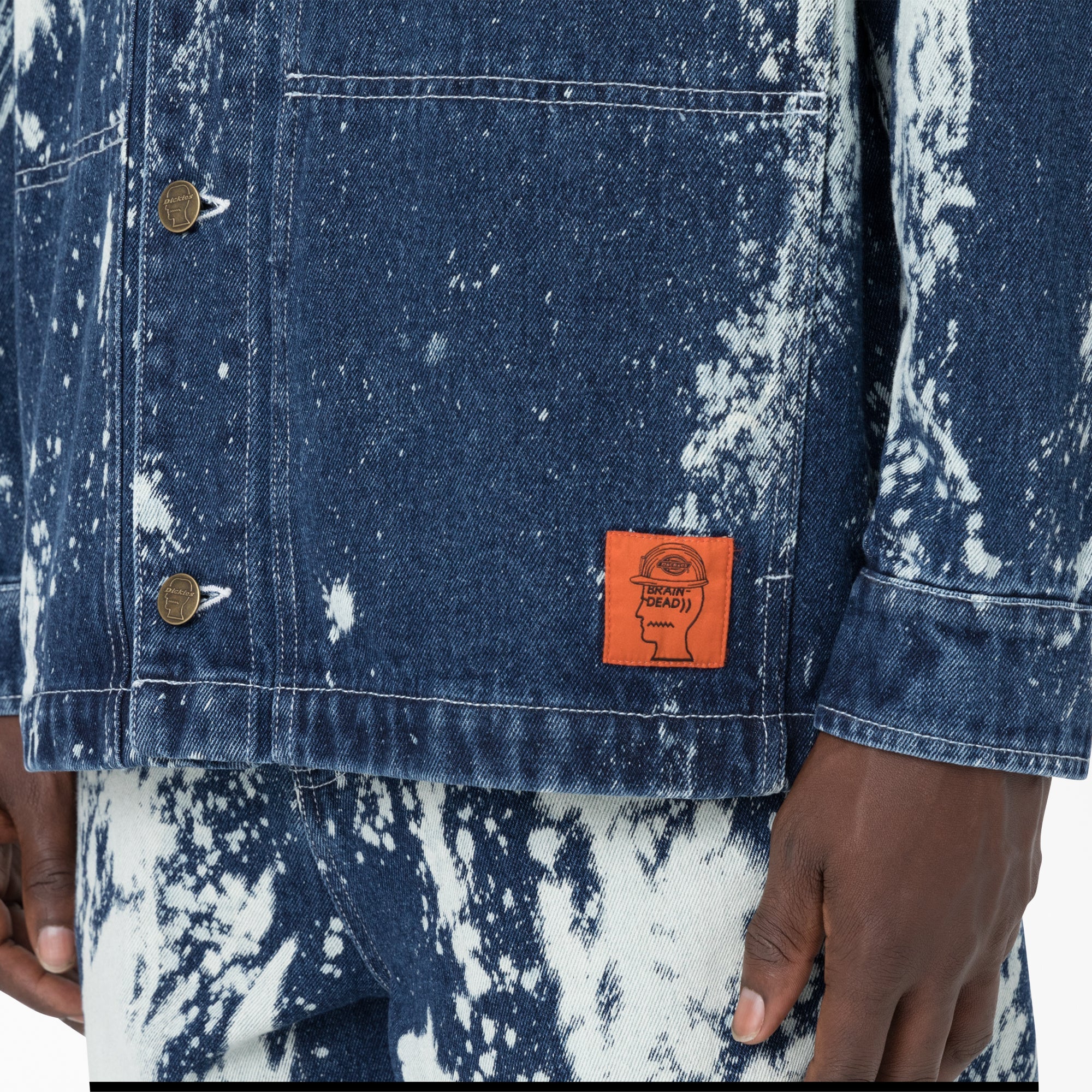 Brain Dead Bleached Denim Jacket