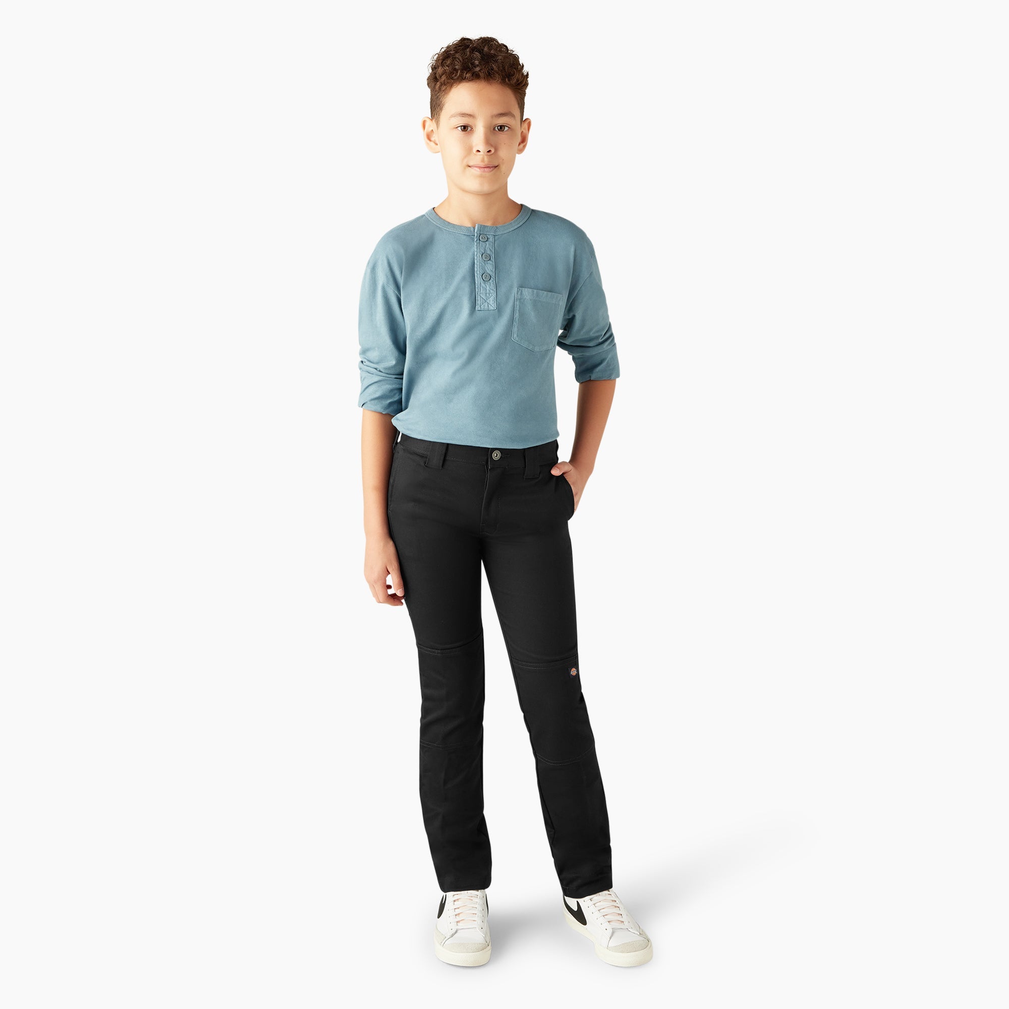 Boys' FLEX Skinny Fit Double Knee Pants, 4-20