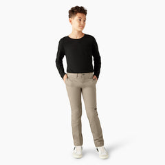 Boys' FLEX Skinny Fit Double Knee Pants, 4-20