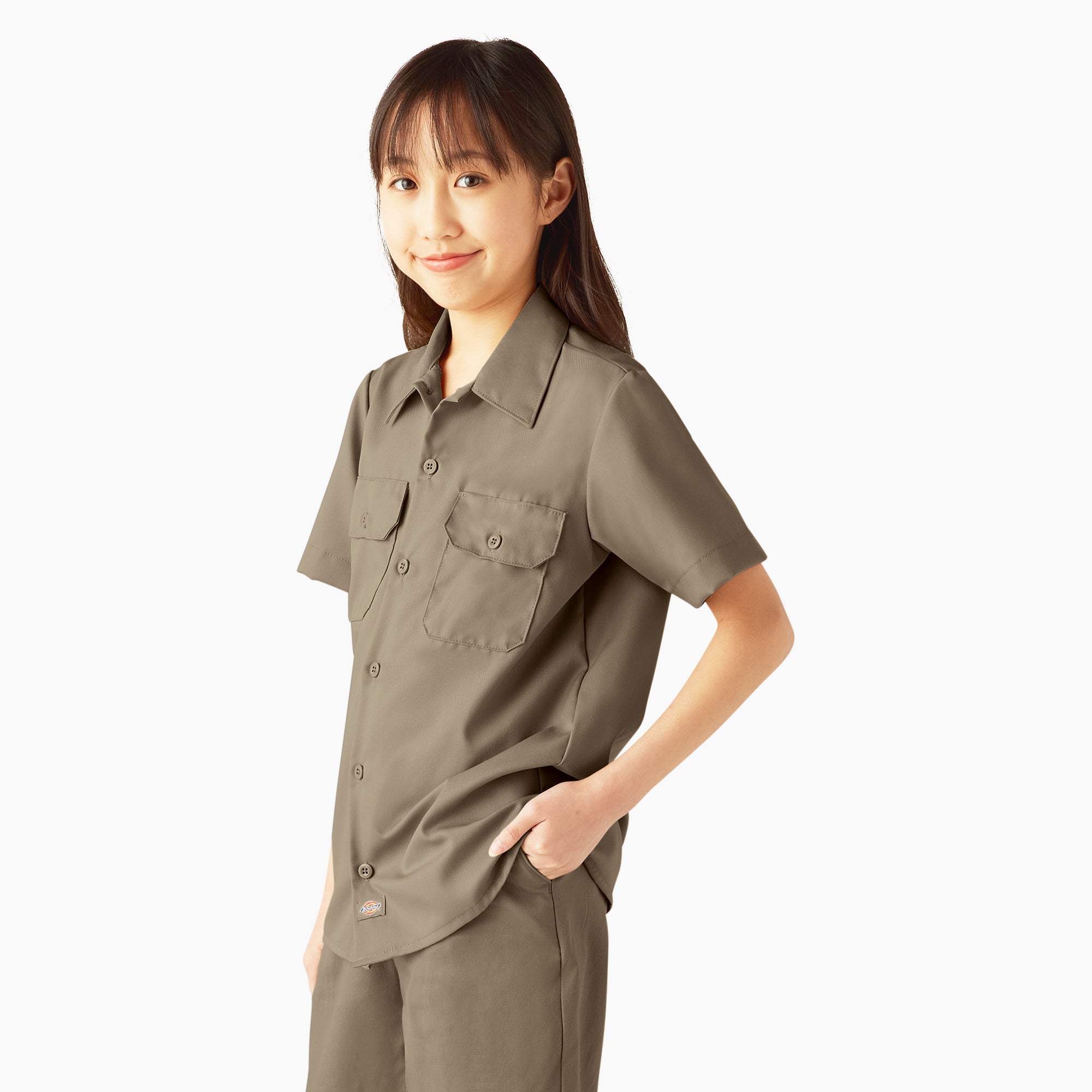 Kids' Short Sleeve Work Shirt