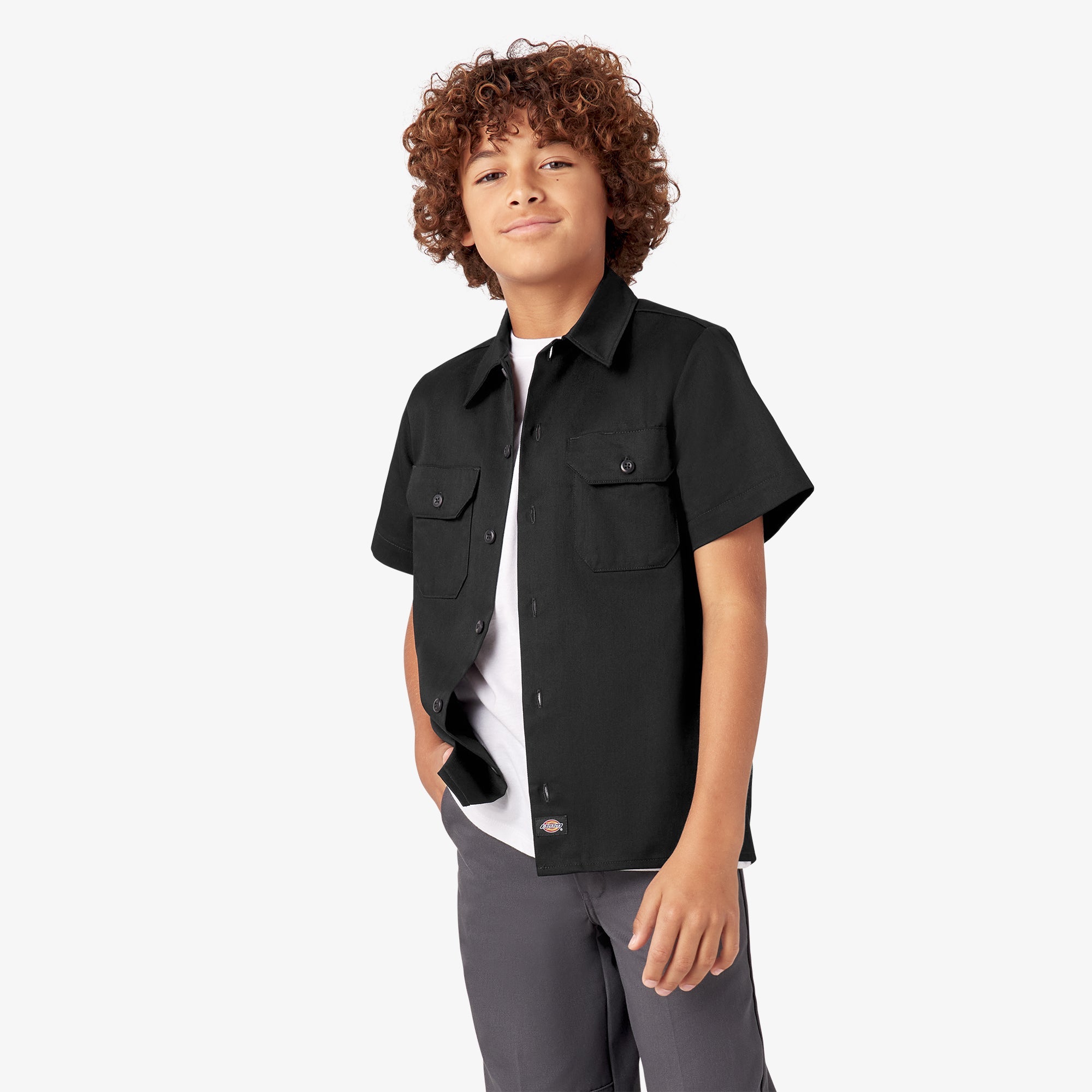 Kids' Short Sleeve Work Shirt
