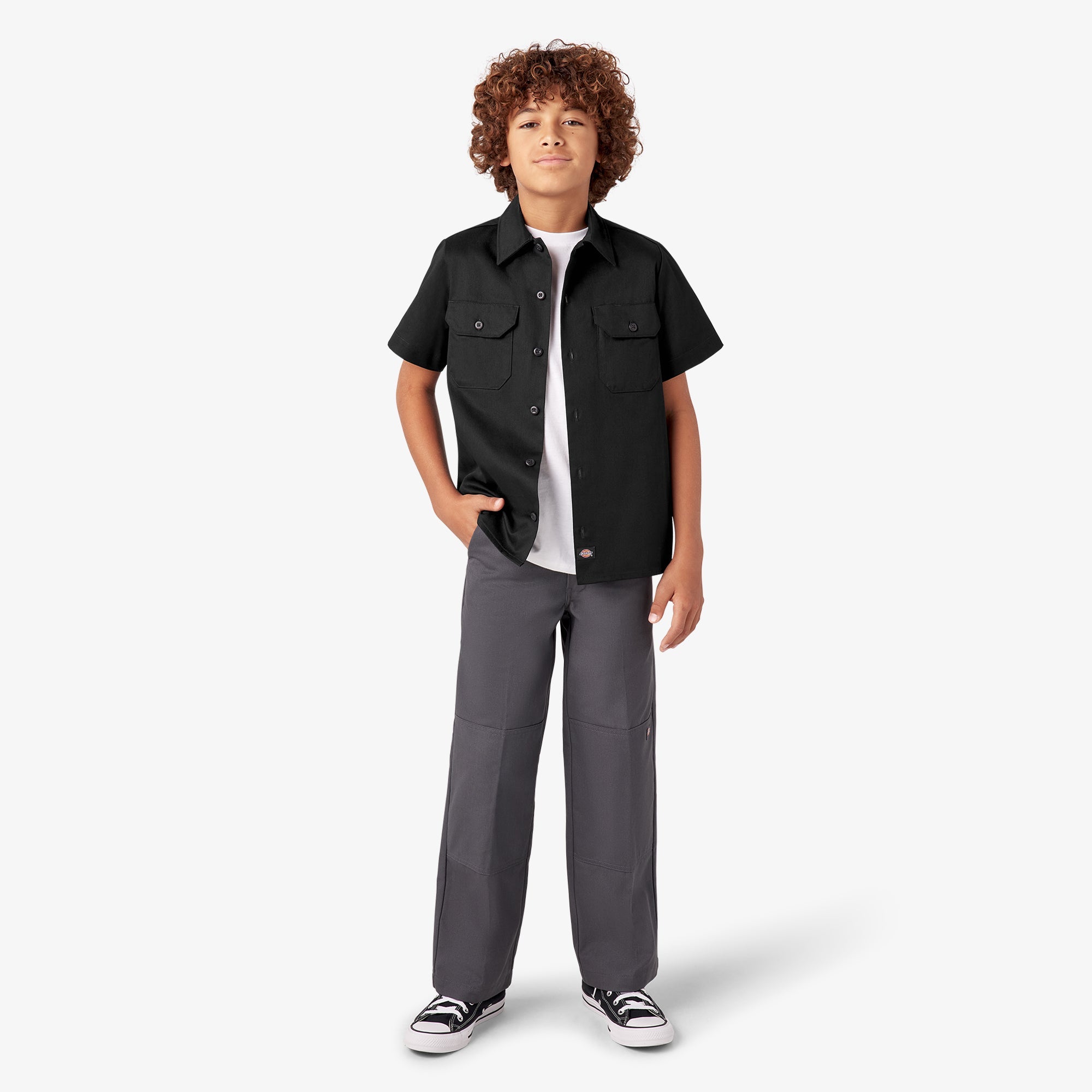 Kids' Short Sleeve Work Shirt
