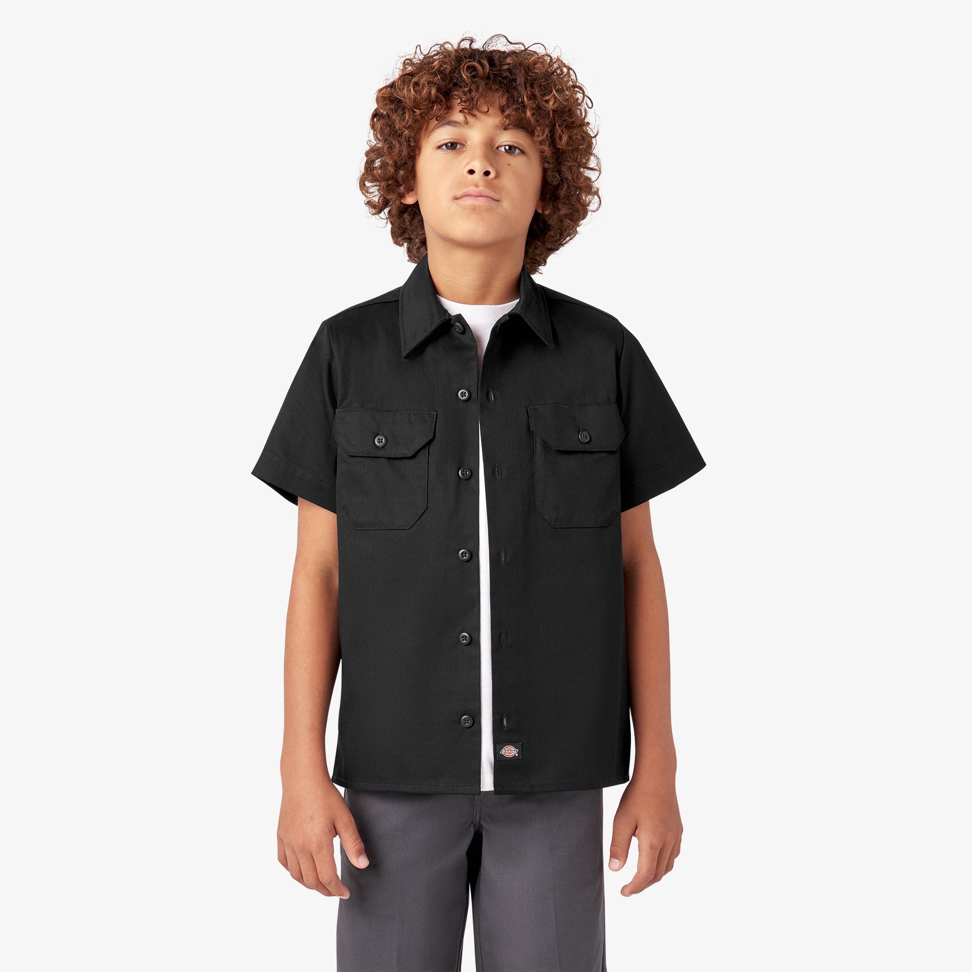 Kids' Short Sleeve Work Shirt