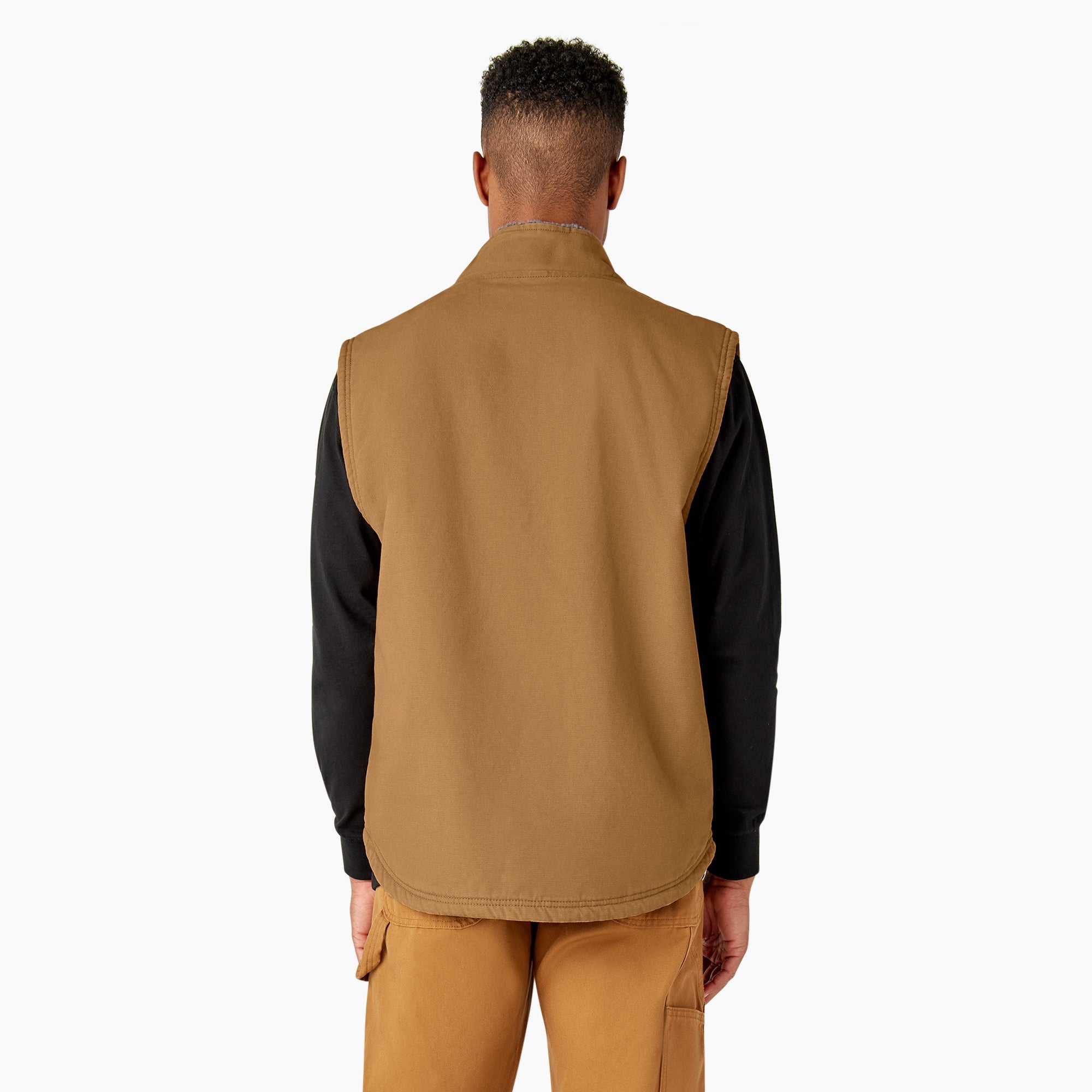 Duck Canvas High Pile Fleece Lined Vest