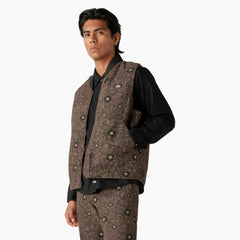 Ellis Floral Print Reversible Vest