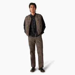 Ellis Floral Print Reversible Vest