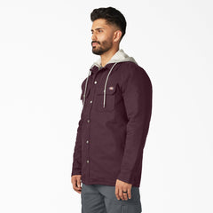 Duck Hooded Shirt Jacket