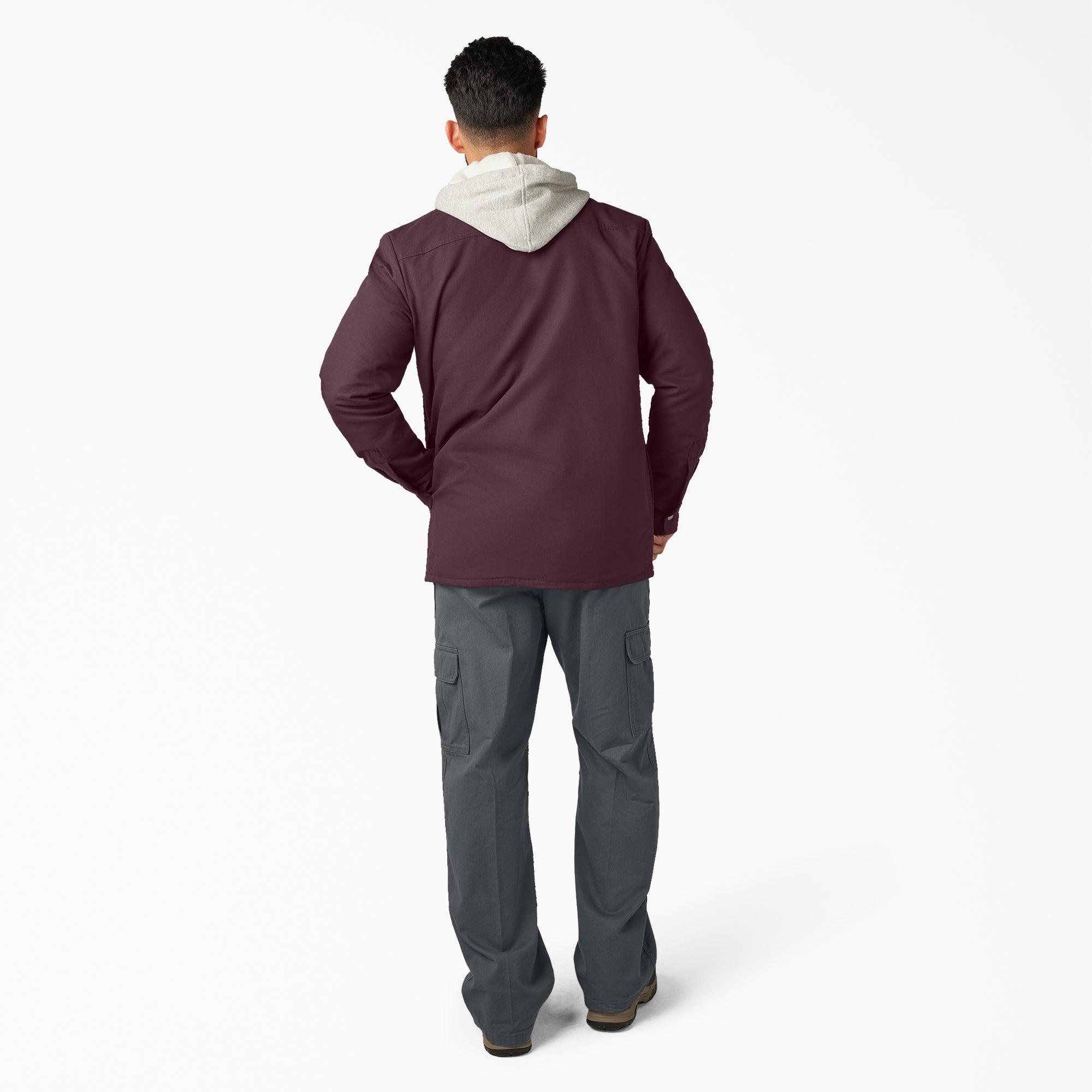 Duck Hooded Shirt Jacket