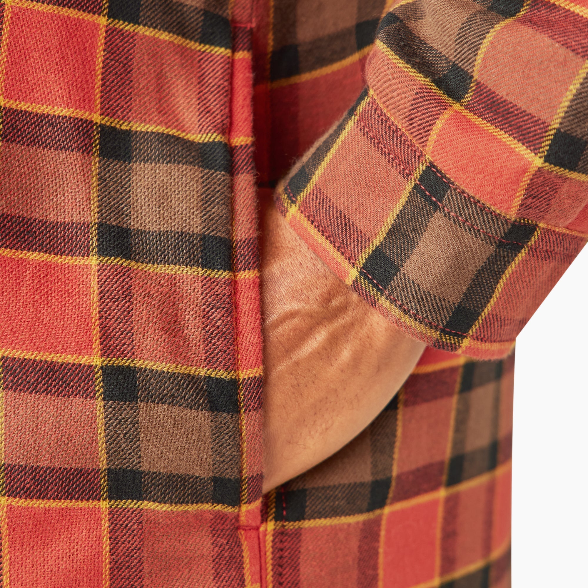 Water Repellent Flannel Hooded Shirt Jacket