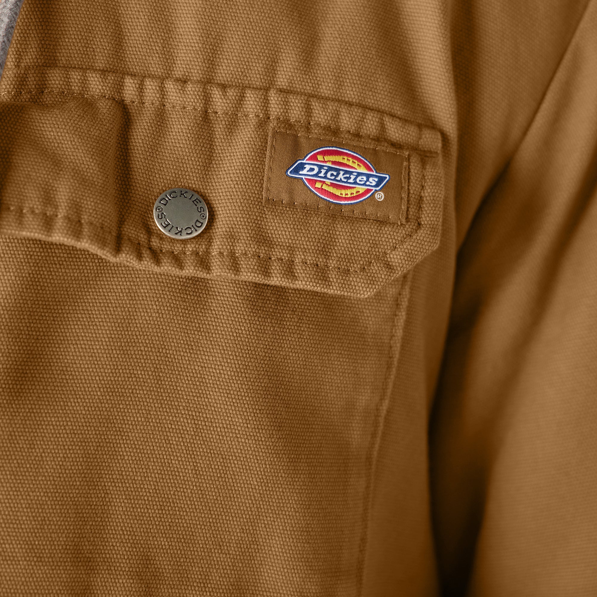 Water Repellent Duck Hooded Shirt Jacket