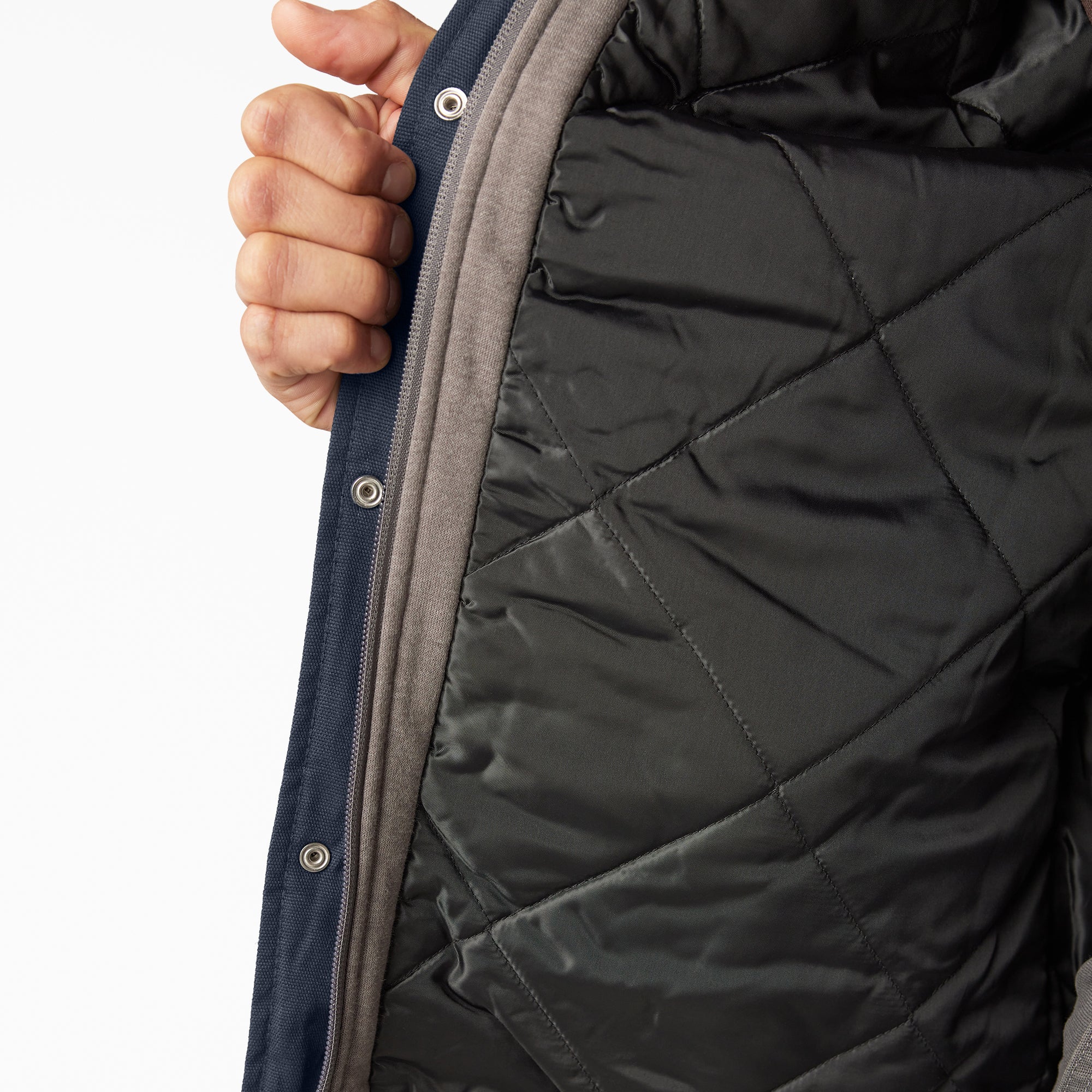 Water Repellent Duck Hooded Shirt Jacket