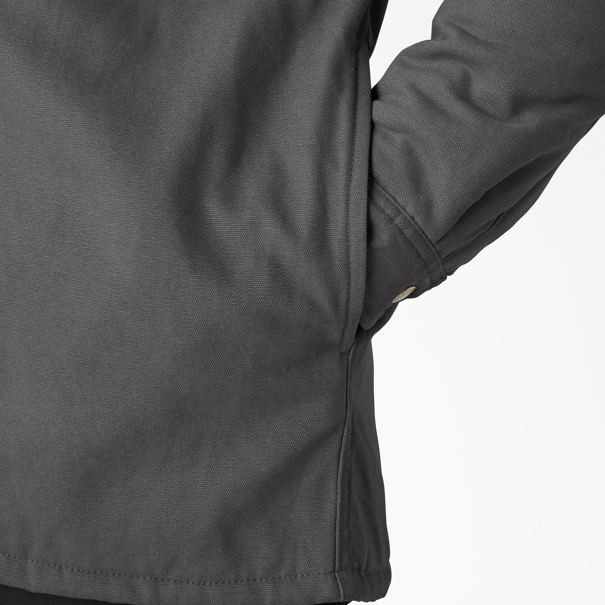 Water Repellent Duck Hooded Shirt Jacket