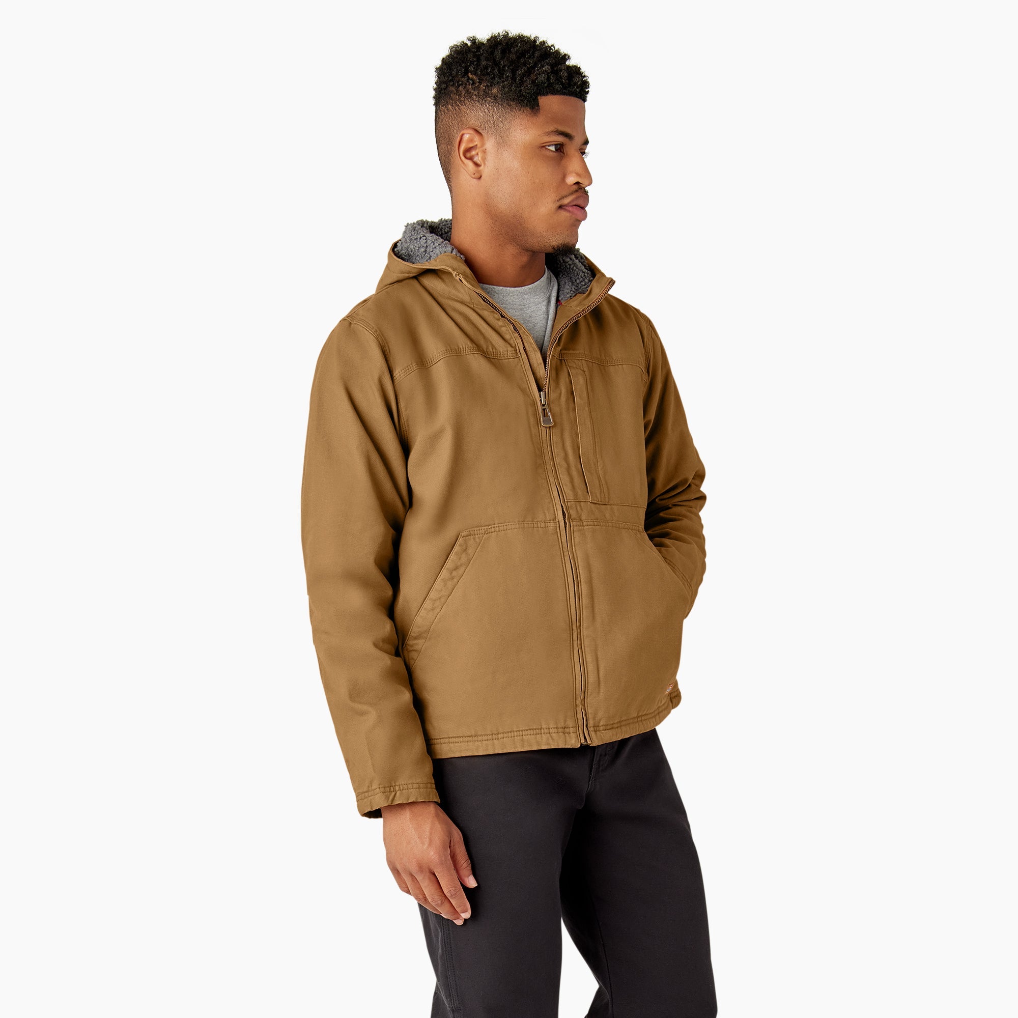 Duck Canvas High Pile Fleece Lined Jacket
