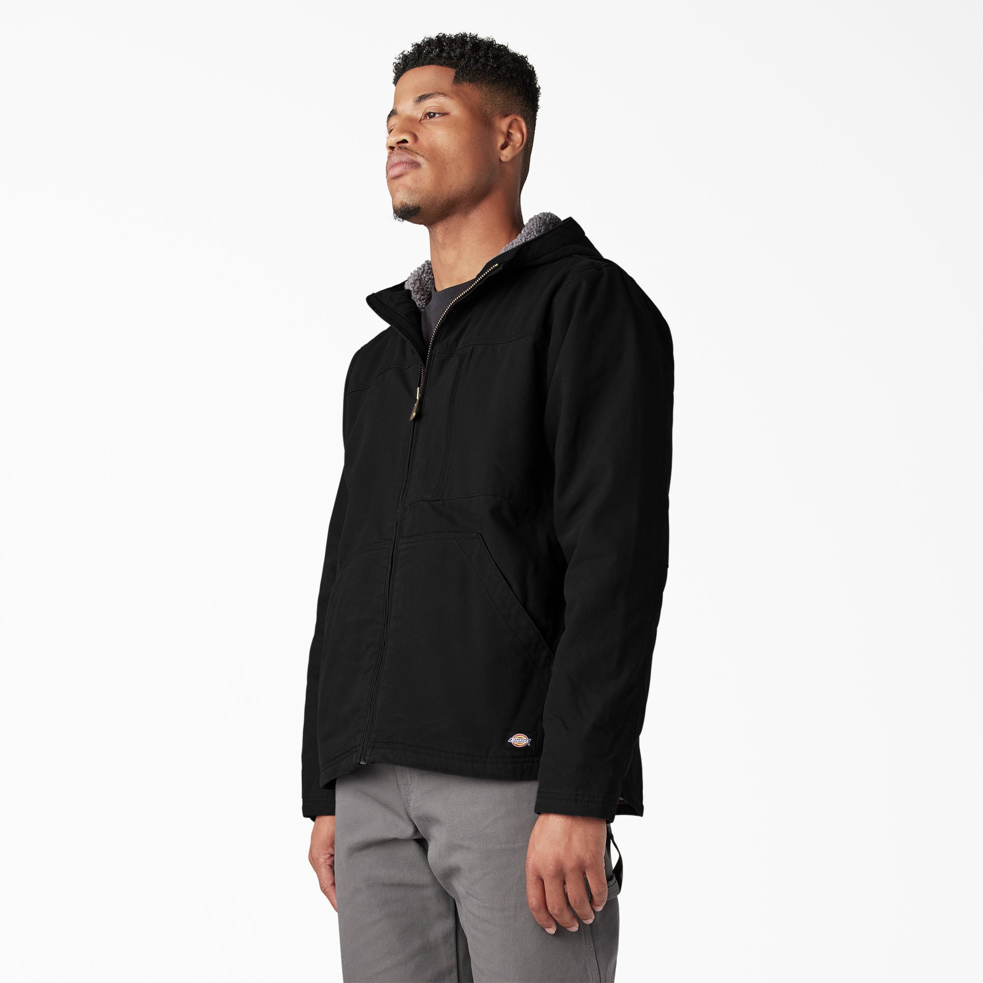 Duck Canvas High Pile Fleece Lined Jacket