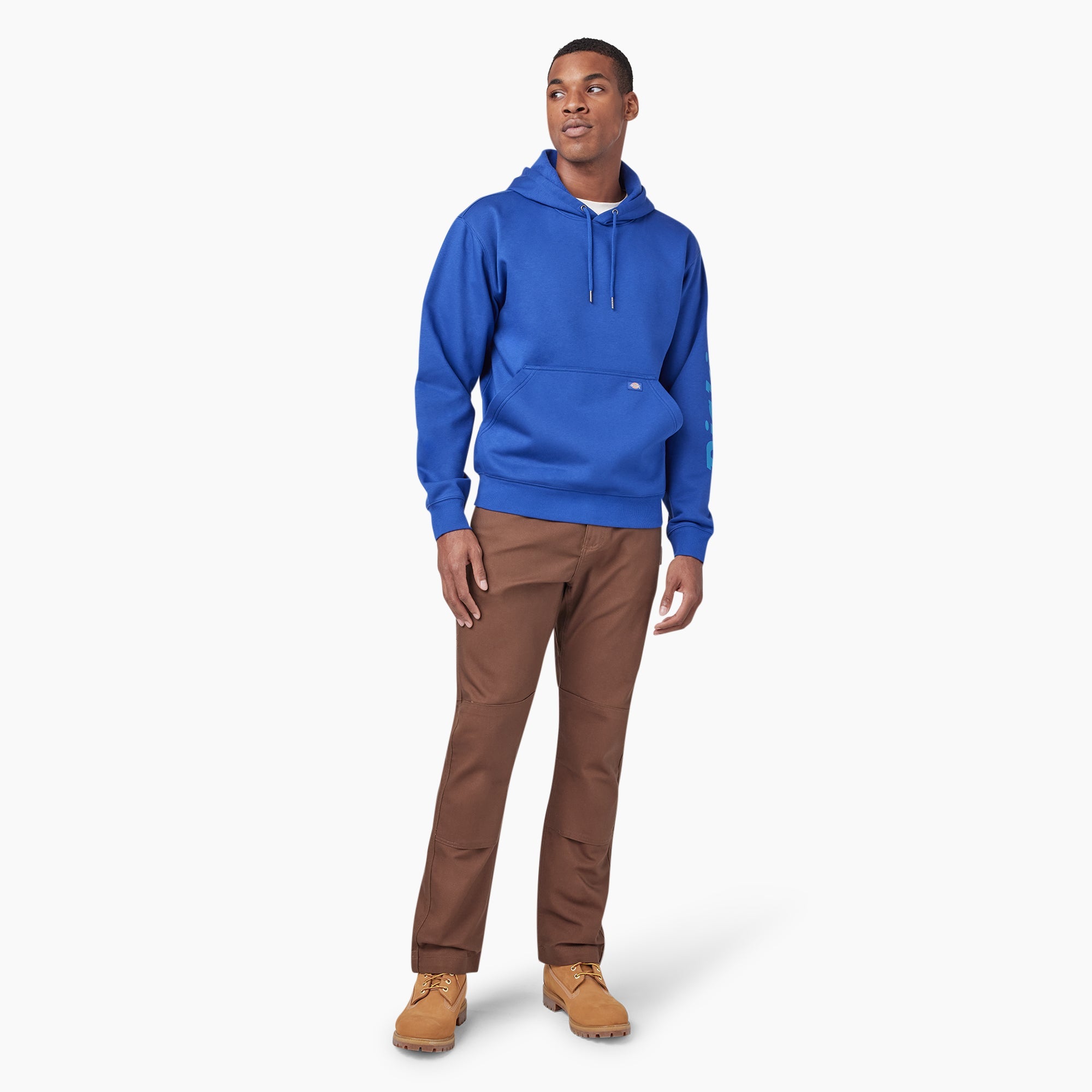 Water Repellent Sleeve Logo Hoodie