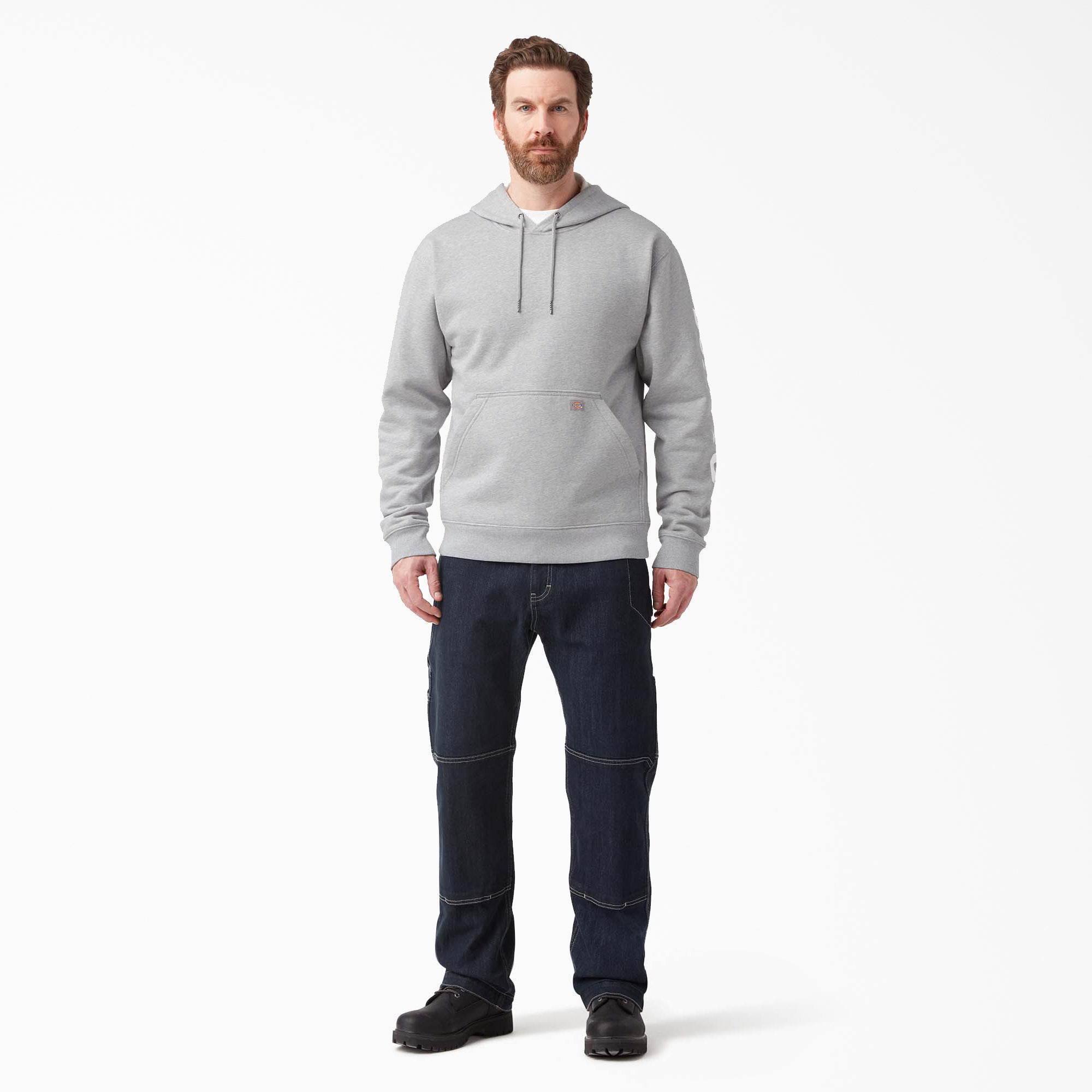Water Repellent Sleeve Logo Hoodie