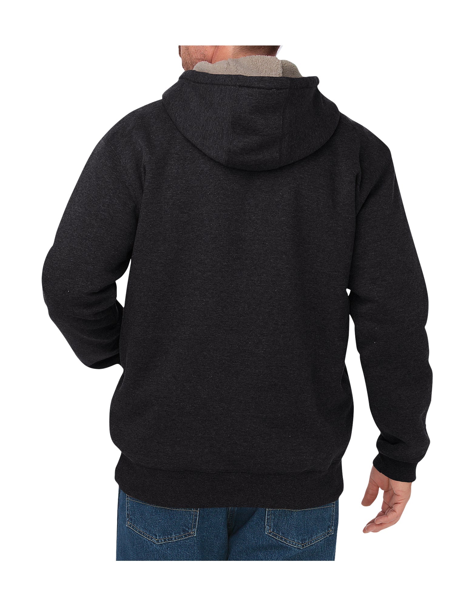 Sherpa Lined Fleece Hoodie