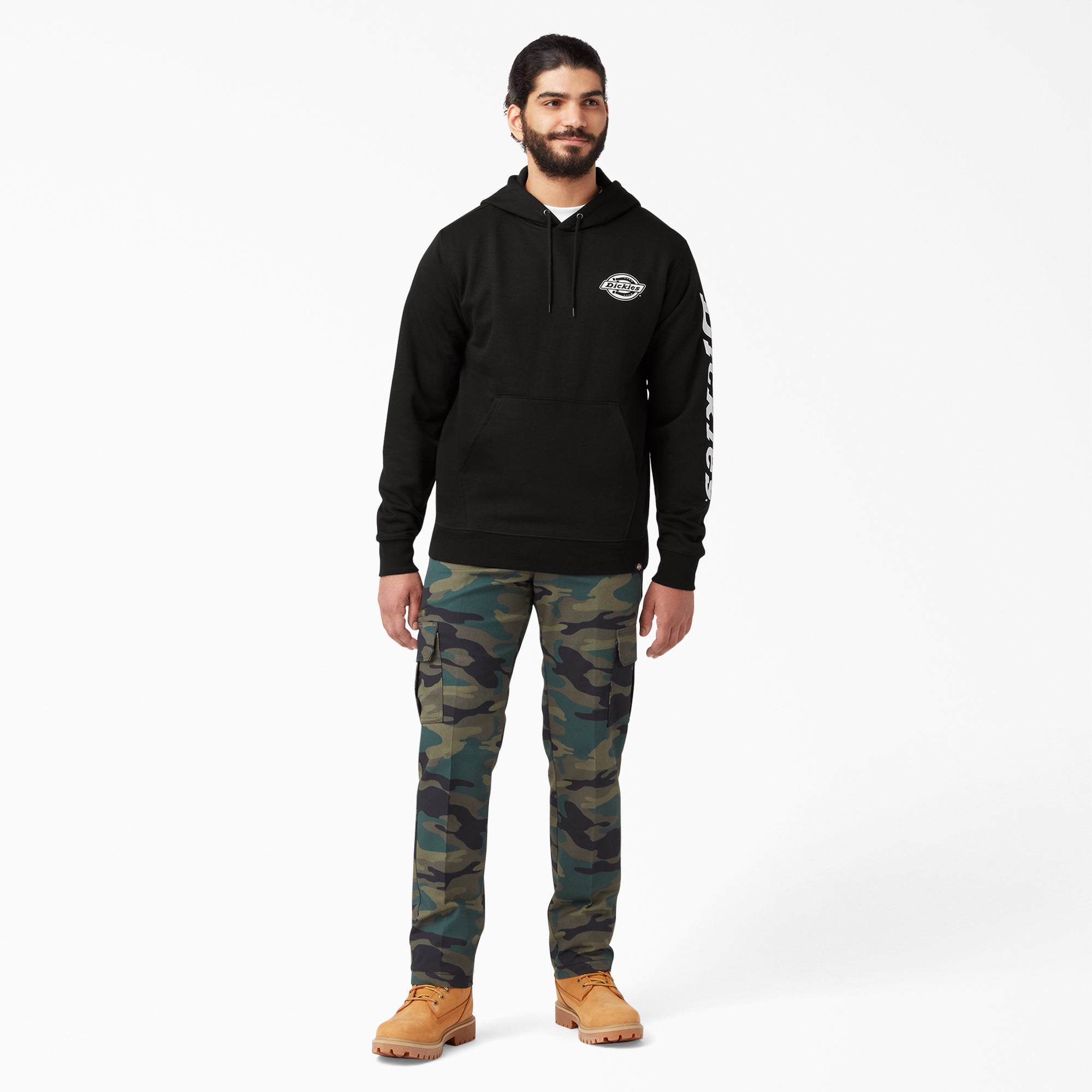Logo Sleeve Fleece Hoodie