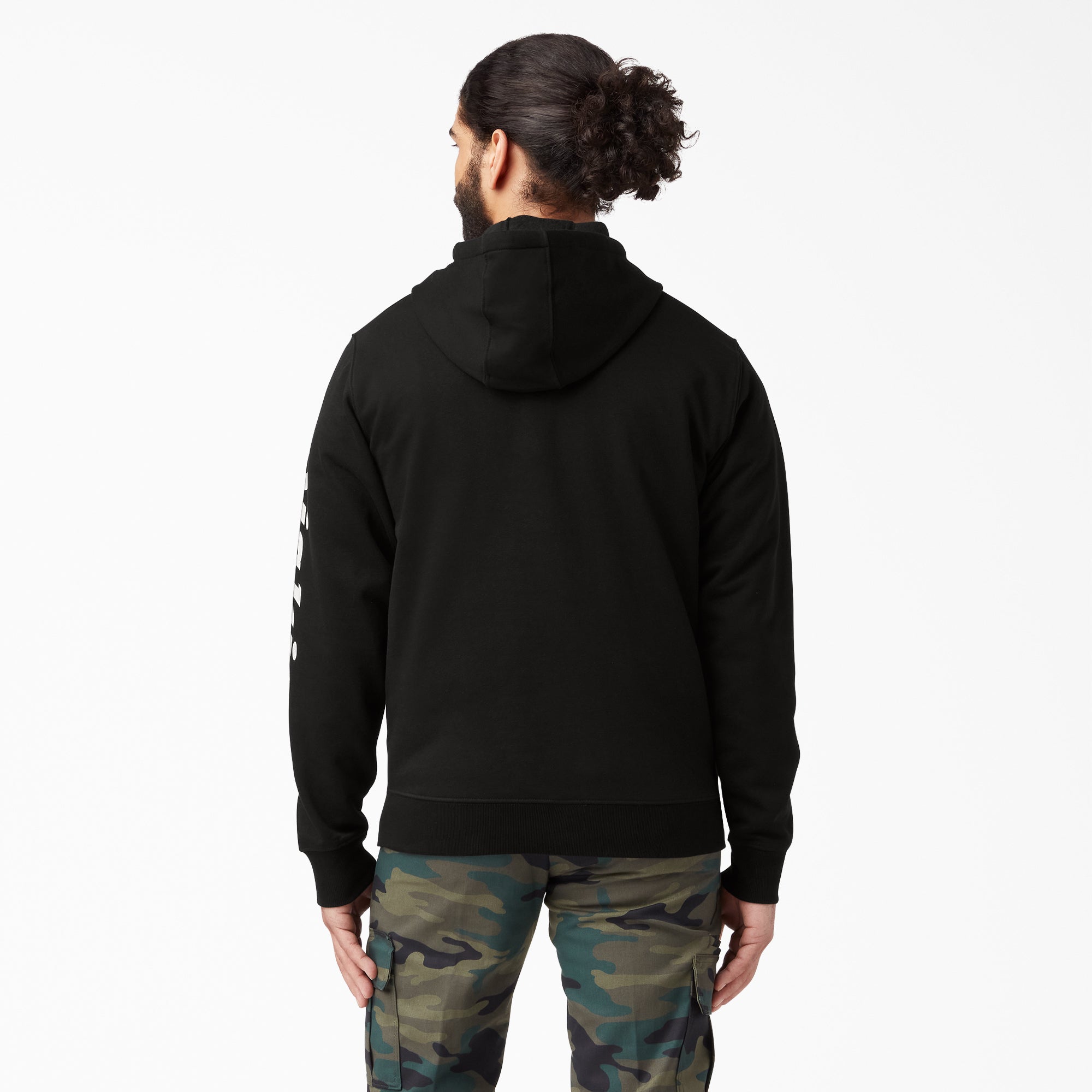 Logo Sleeve Fleece Hoodie