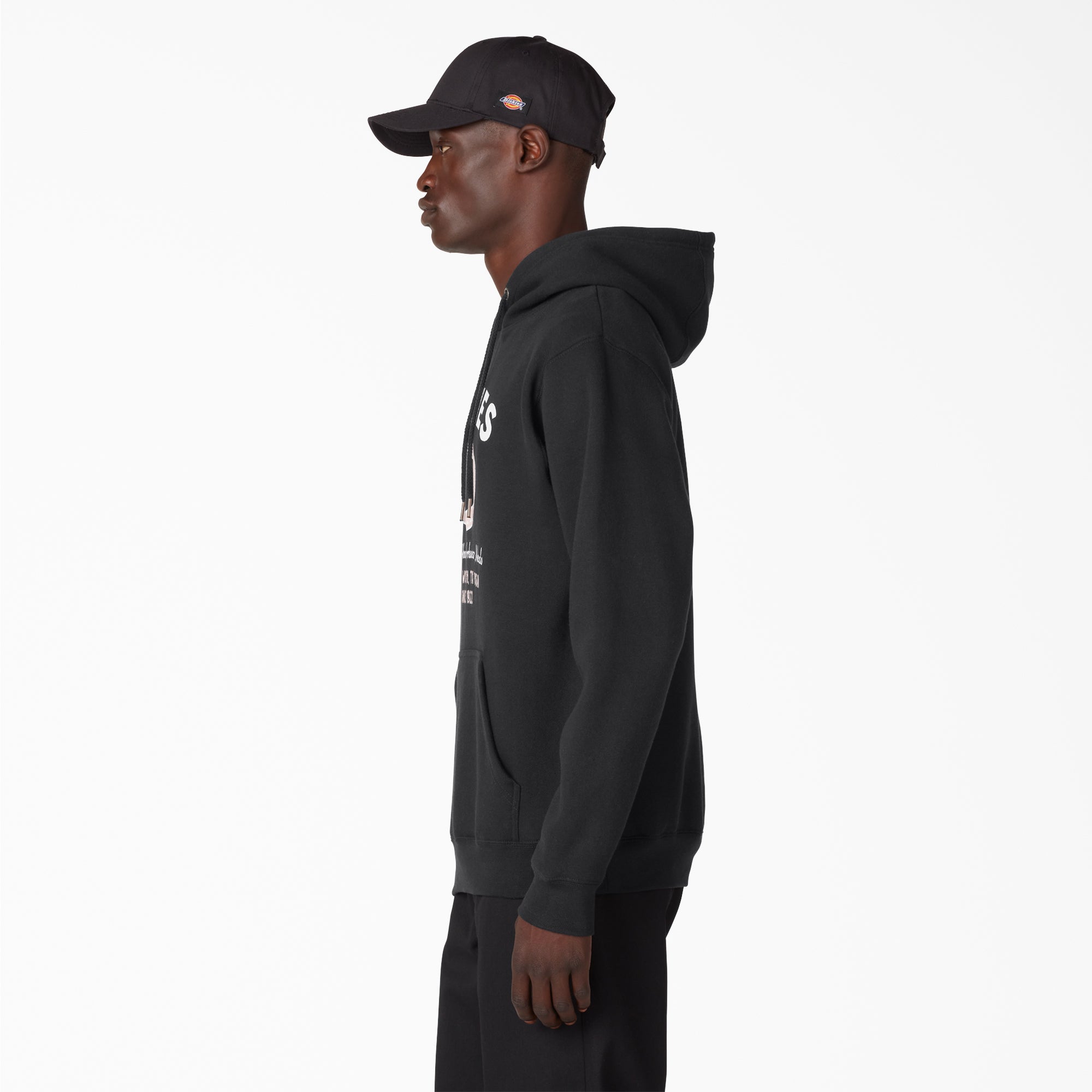 Distressed Ox Collar Graphic Hoodie