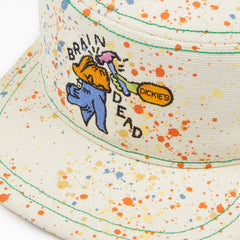 Brain Dead Paint Splatter Canvas Painter's Cap