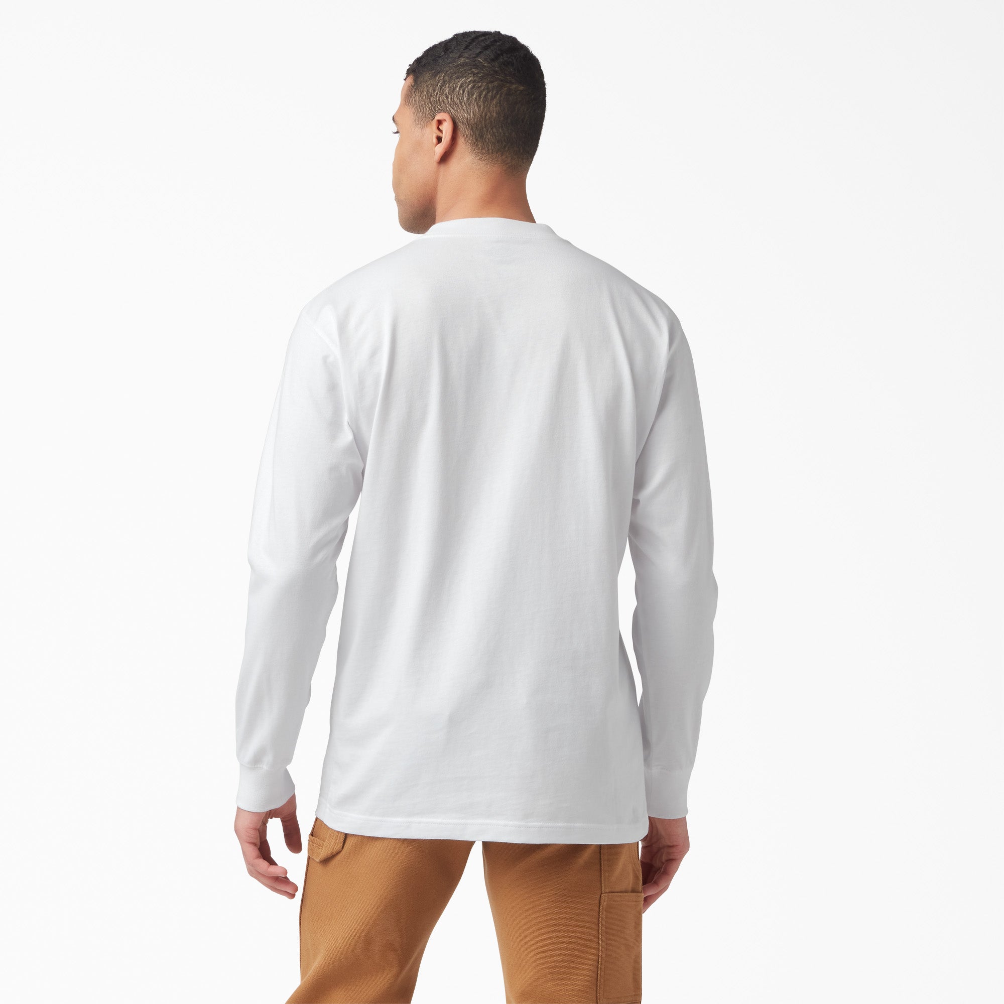 Tri-Color Logo Graphic Long Sleeve T-Shirt
