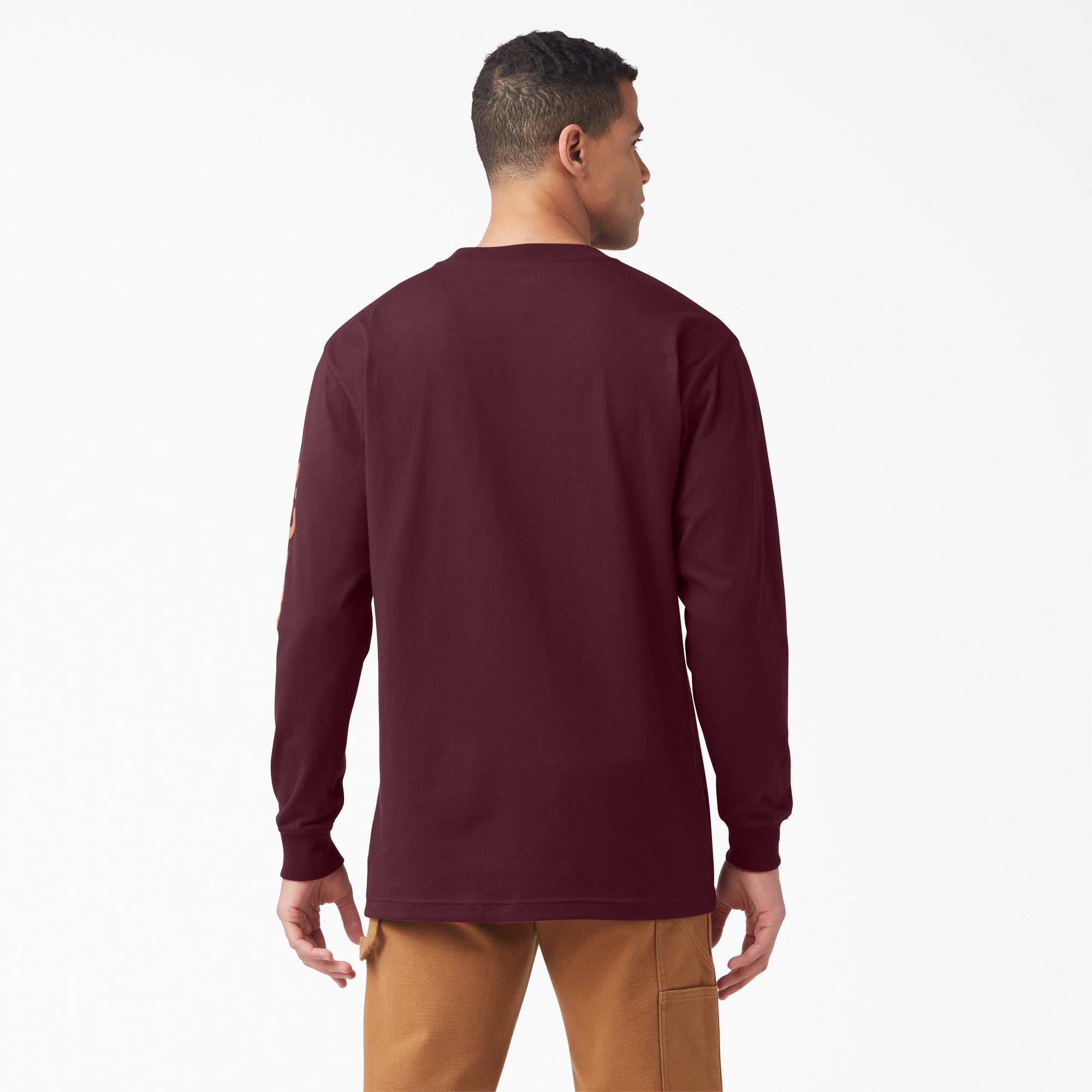 Logo Graphic Long Sleeve Pocket T-Shirt