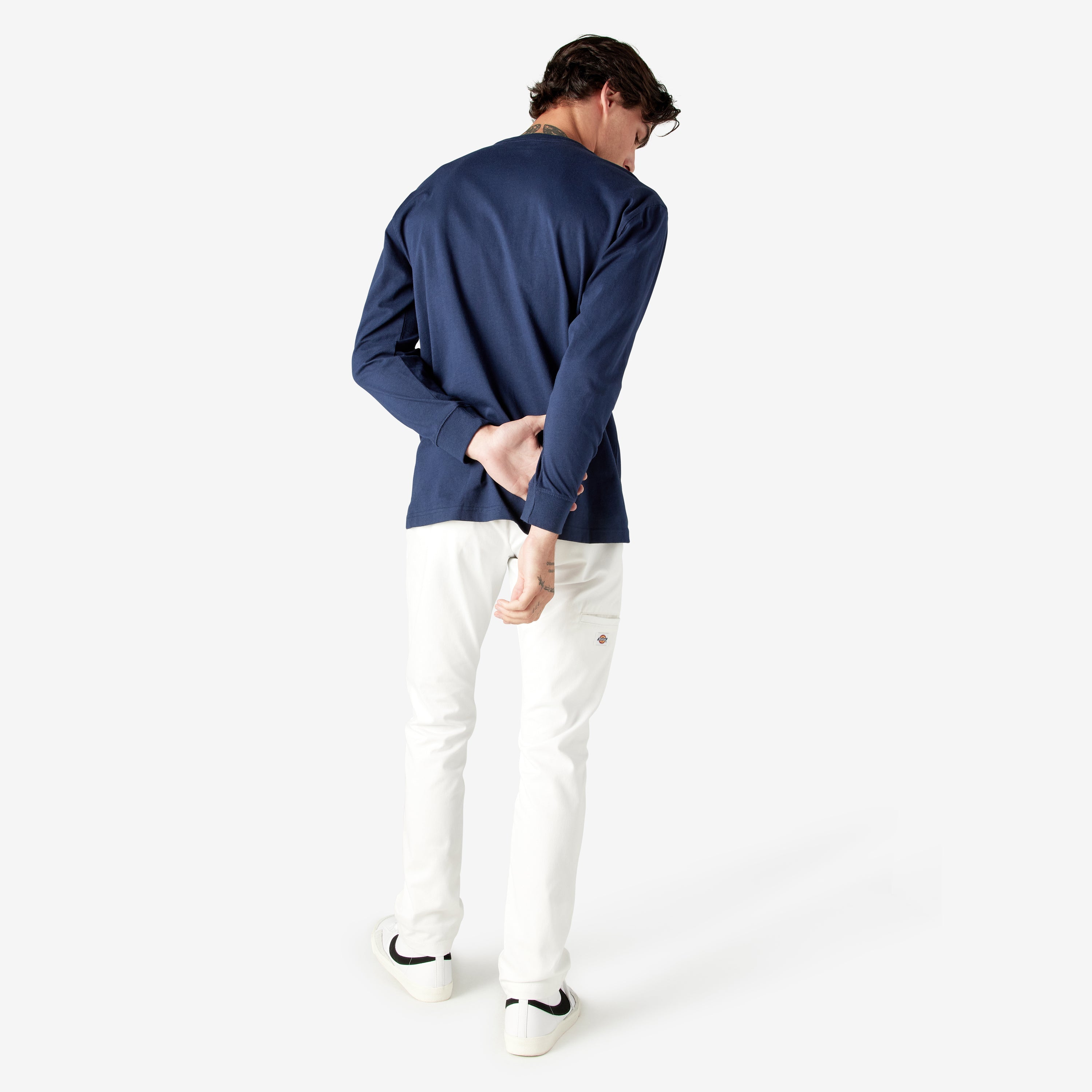 Logo Graphic Long Sleeve Pocket T-Shirt