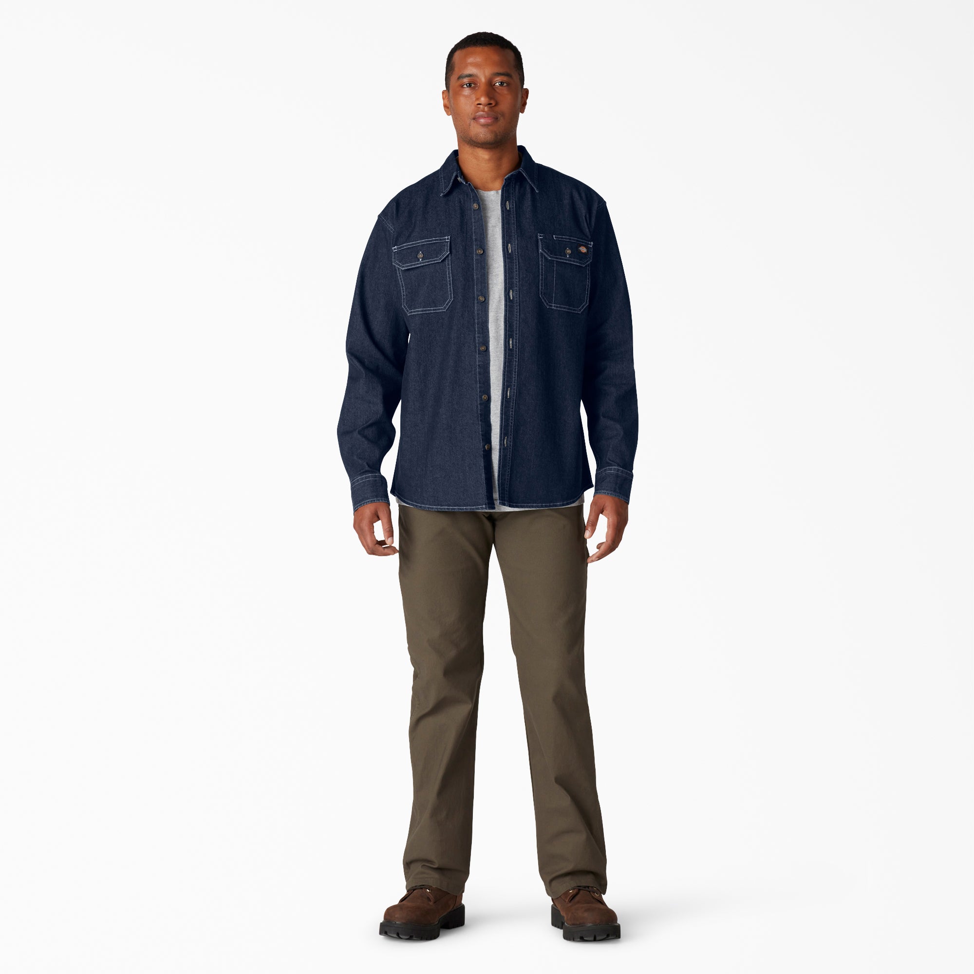 FLEX Denim Long Sleeve Shirt