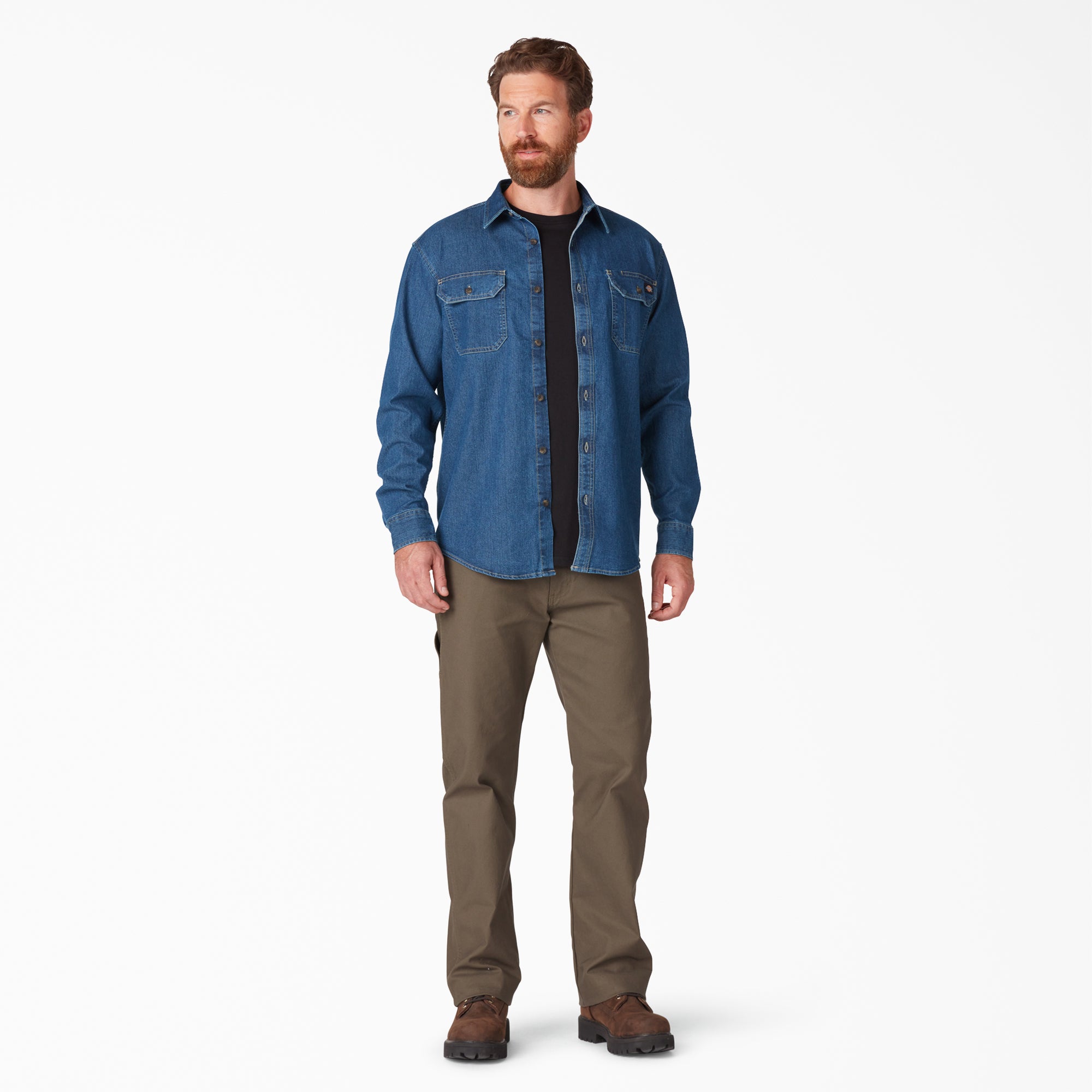 FLEX Denim Long Sleeve Shirt