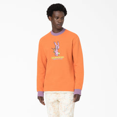 Brain Dead Embroidered Waffle Knit Sweater