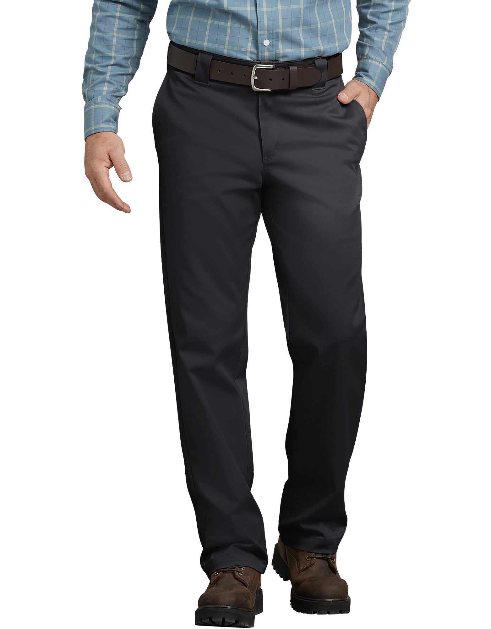 Regular Fit Straight Leg Twill Work Pants