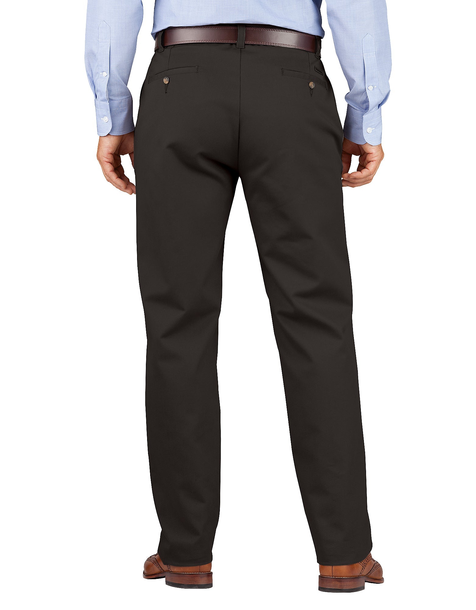 Relaxed Fit Tapered Leg Comfort Waist Khaki Pants