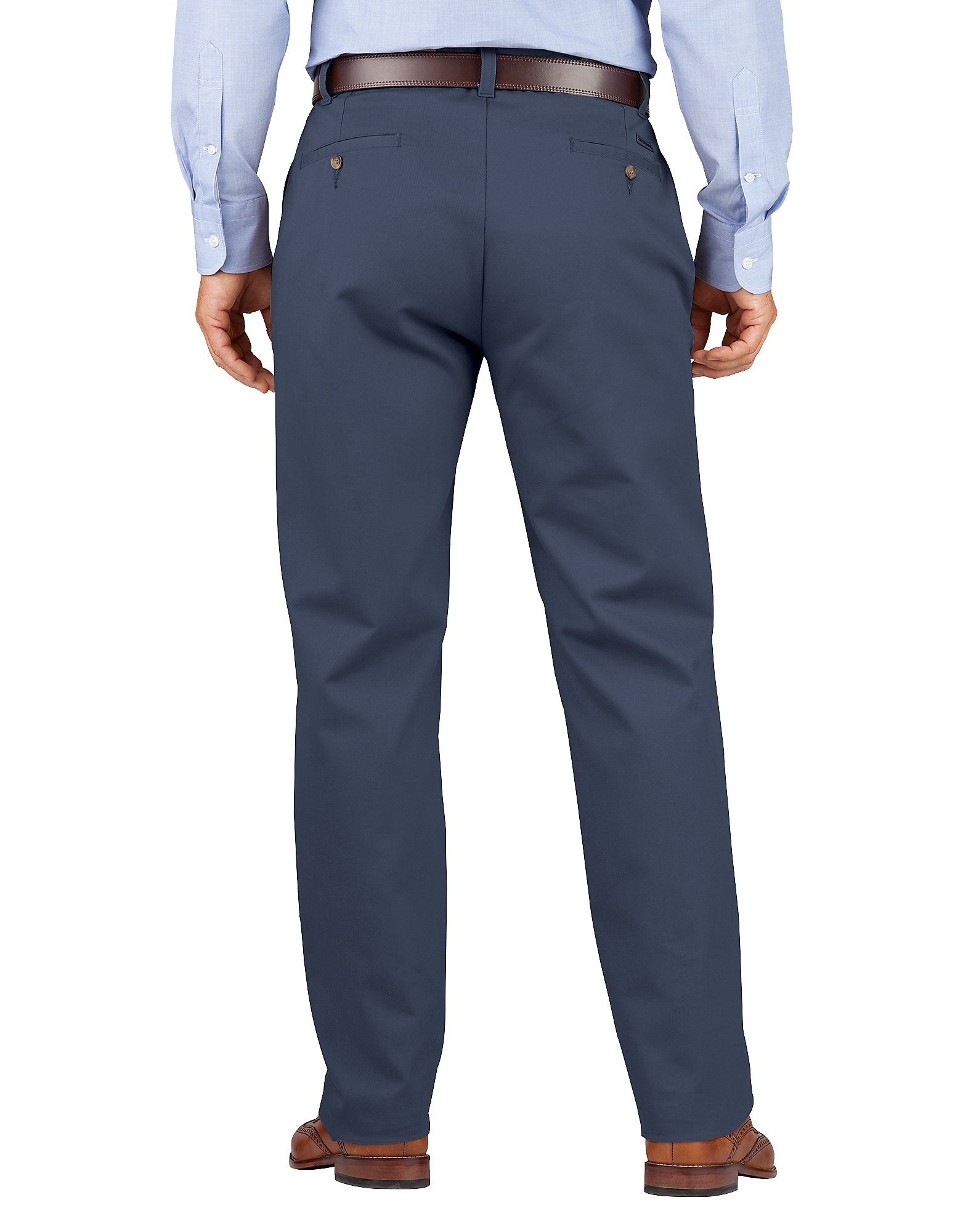 Relaxed Fit Tapered Leg Comfort Waist Khaki Pants