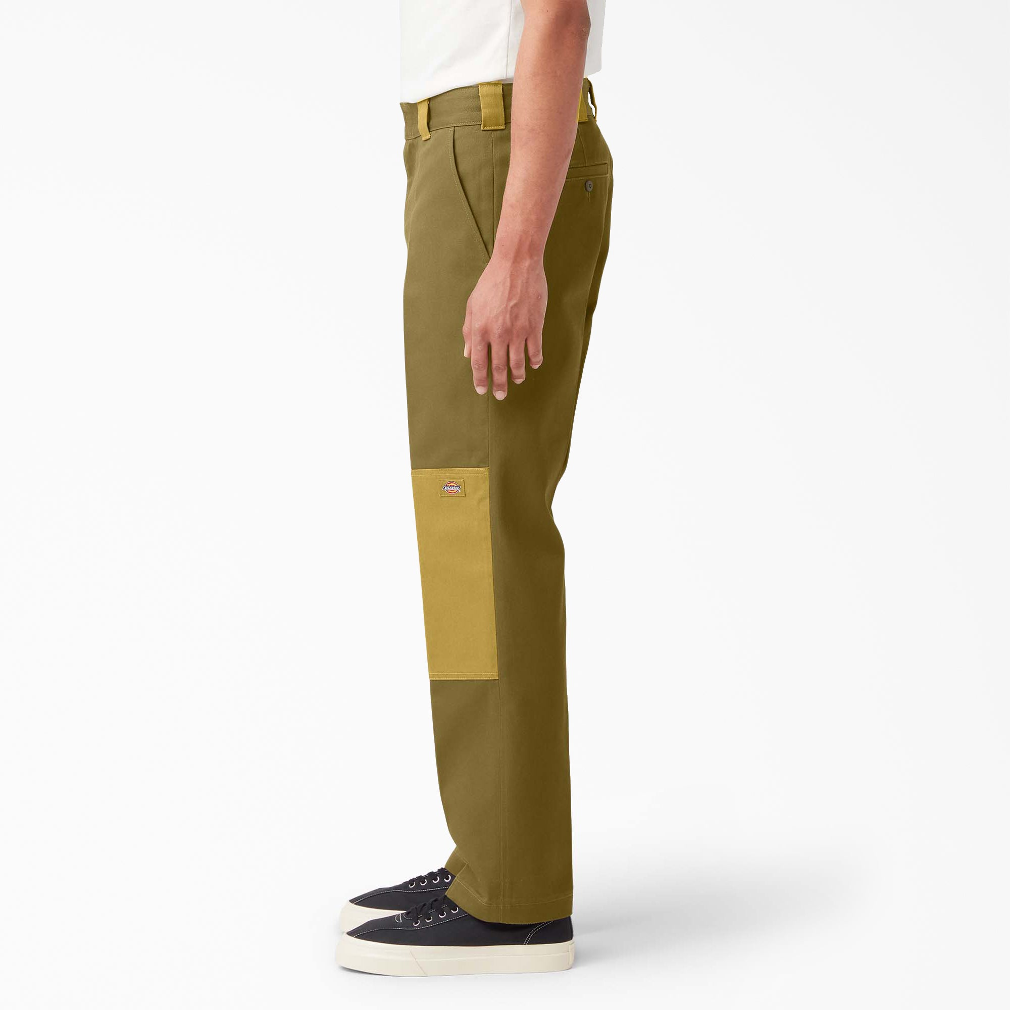 Contrast Double Knee Pants