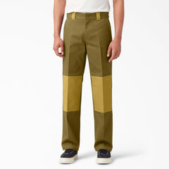 Contrast Double Knee Pants