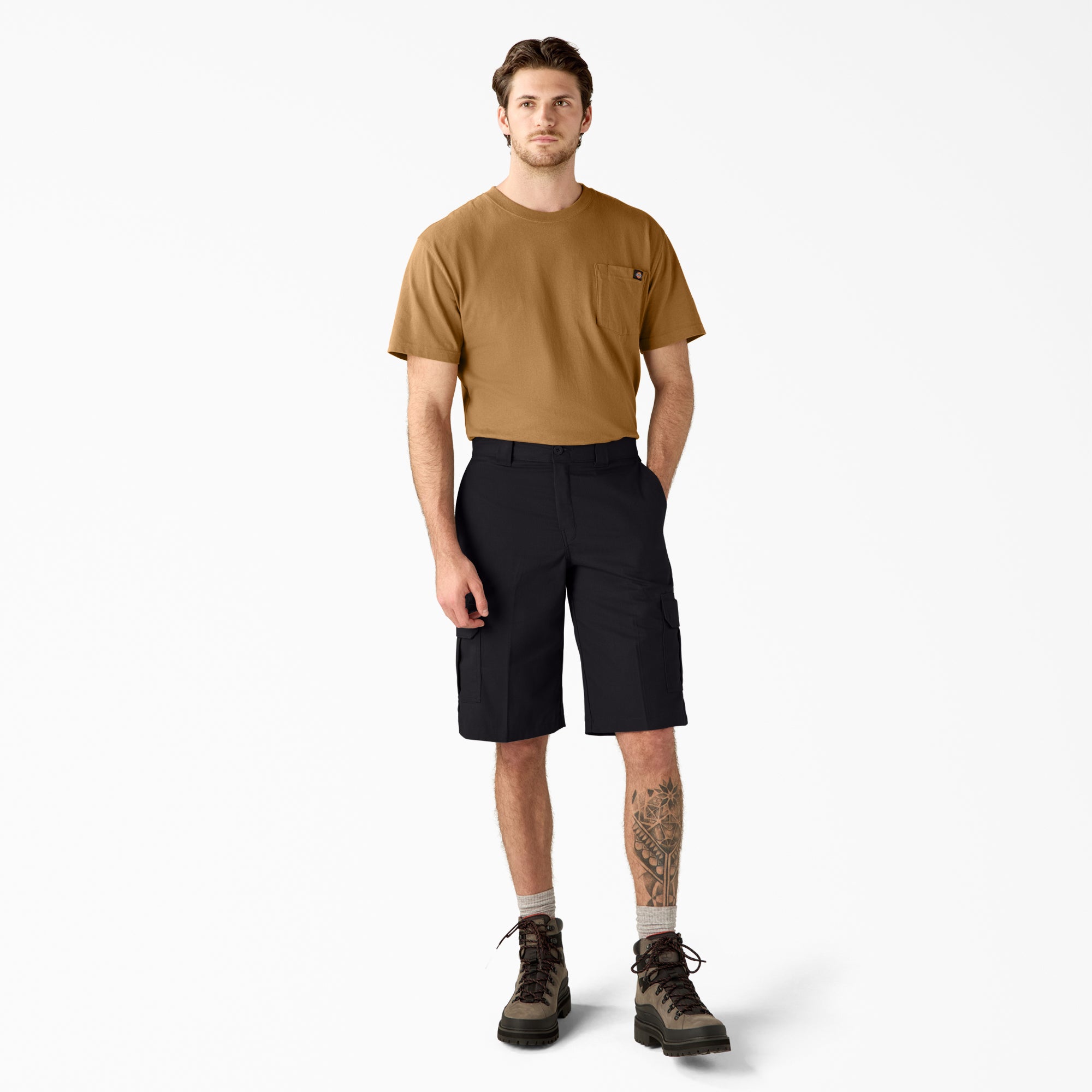 FLEX Relaxed Fit Cargo Shorts, 13"