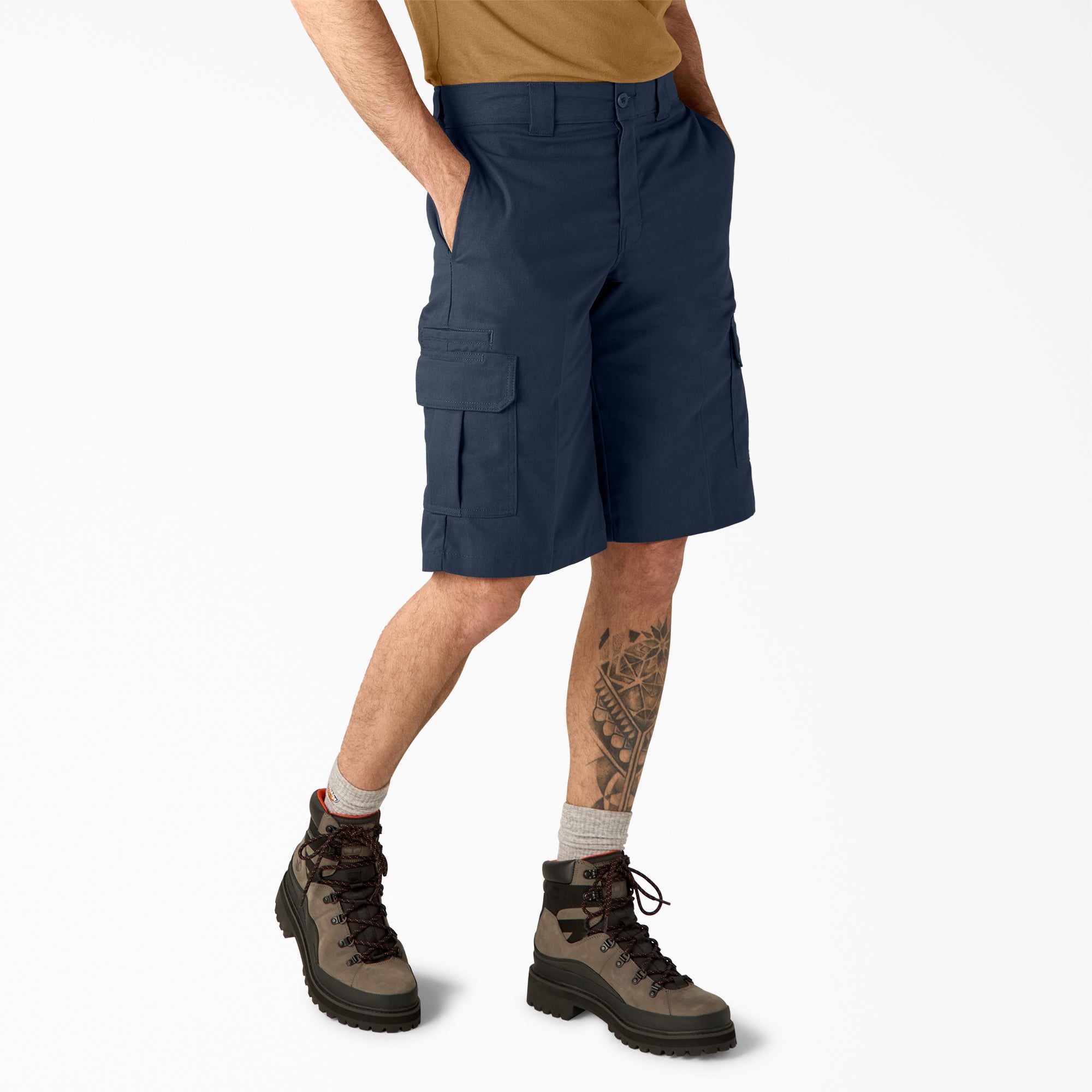 FLEX Relaxed Fit Cargo Shorts, 13"