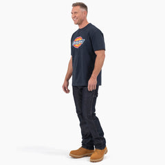 Short Sleeve Tri-Color Logo Graphic T-Shirt