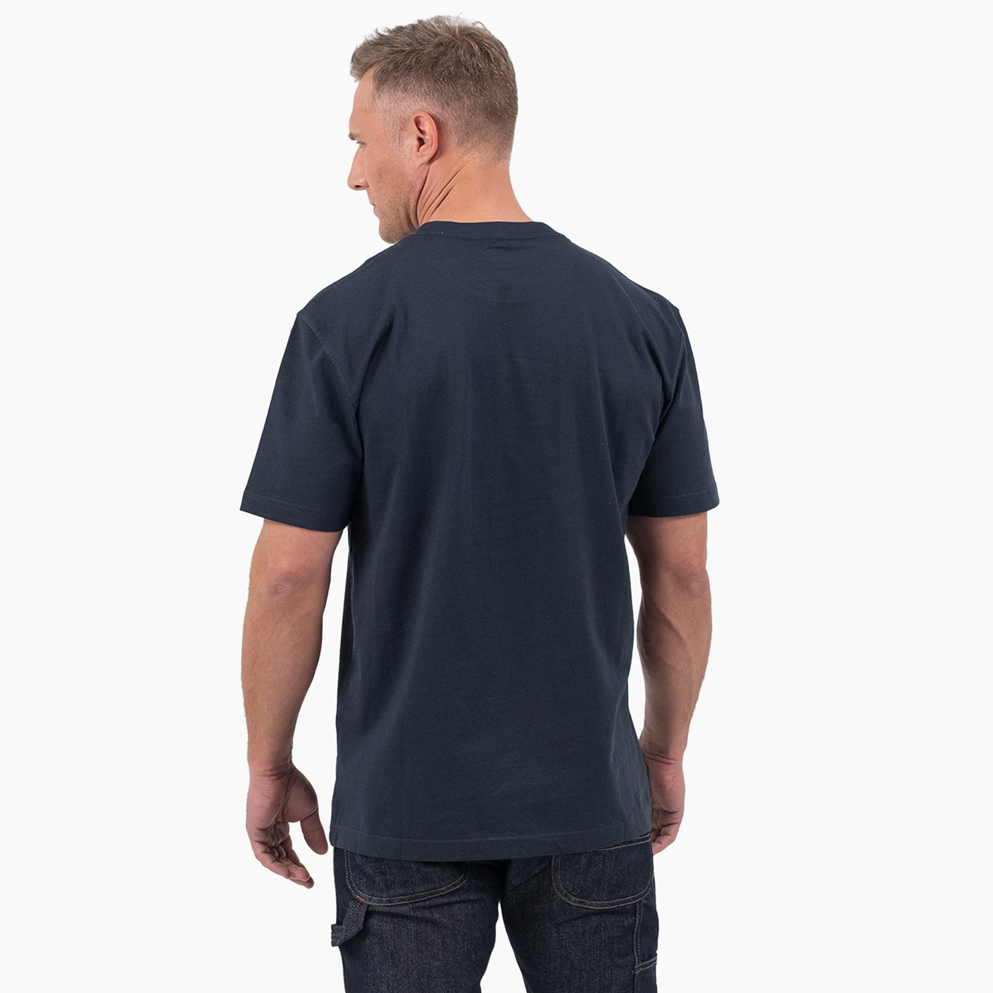 Short Sleeve Tri-Color Logo Graphic T-Shirt