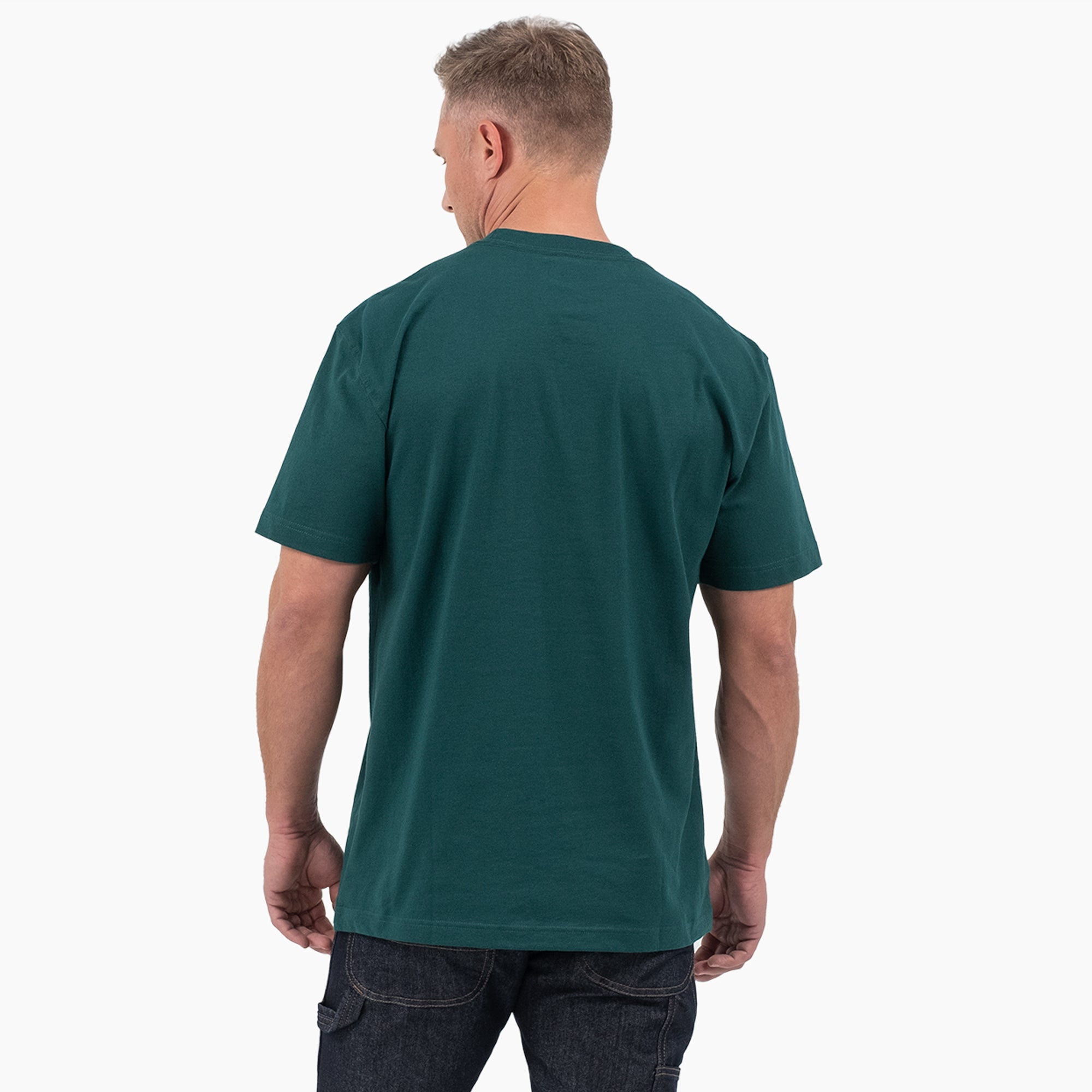 Short Sleeve Tri-Color Logo Graphic T-Shirt