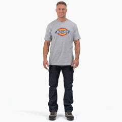 Short Sleeve Tri-Color Logo Graphic T-Shirt