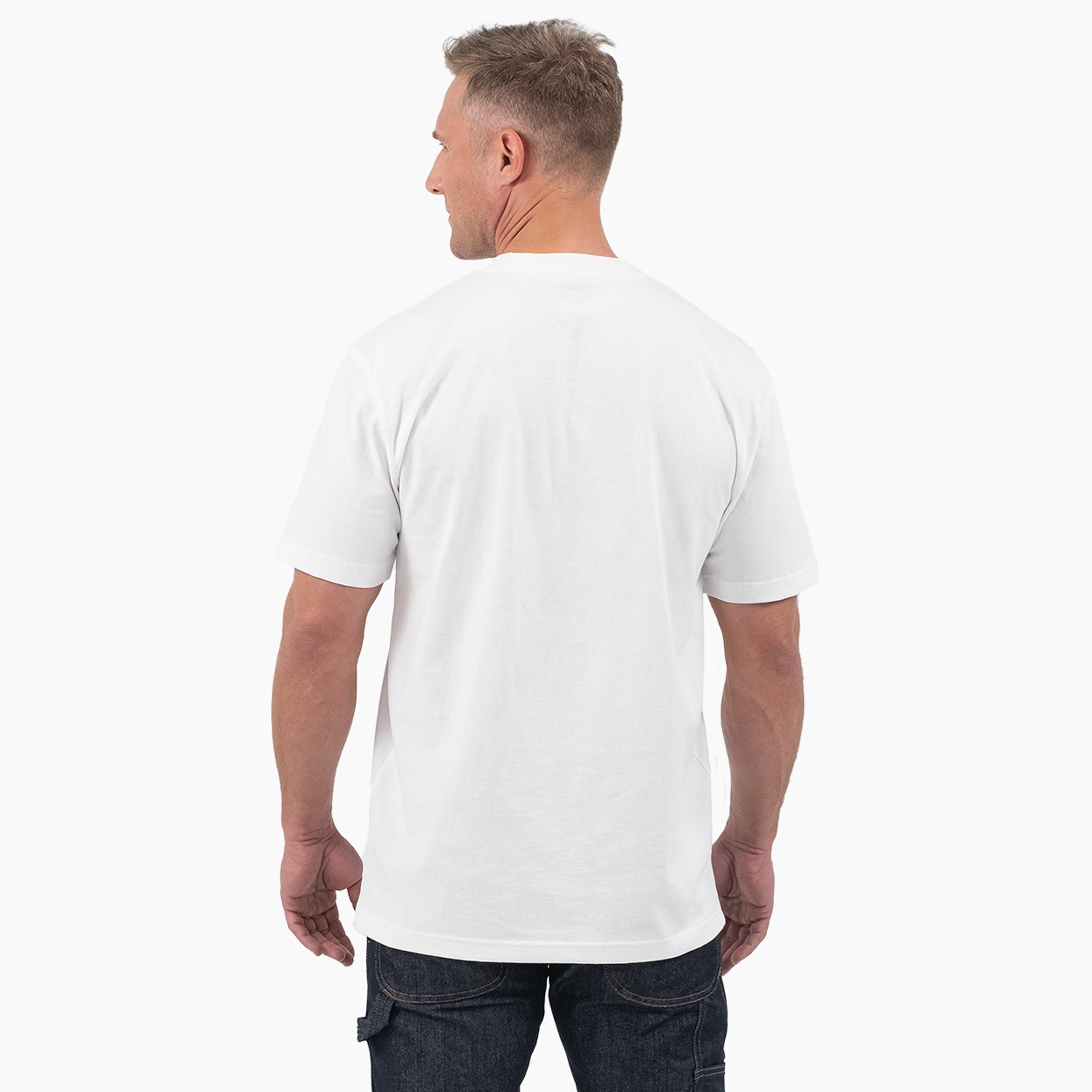 Short Sleeve Tri-Color Logo Graphic T-Shirt